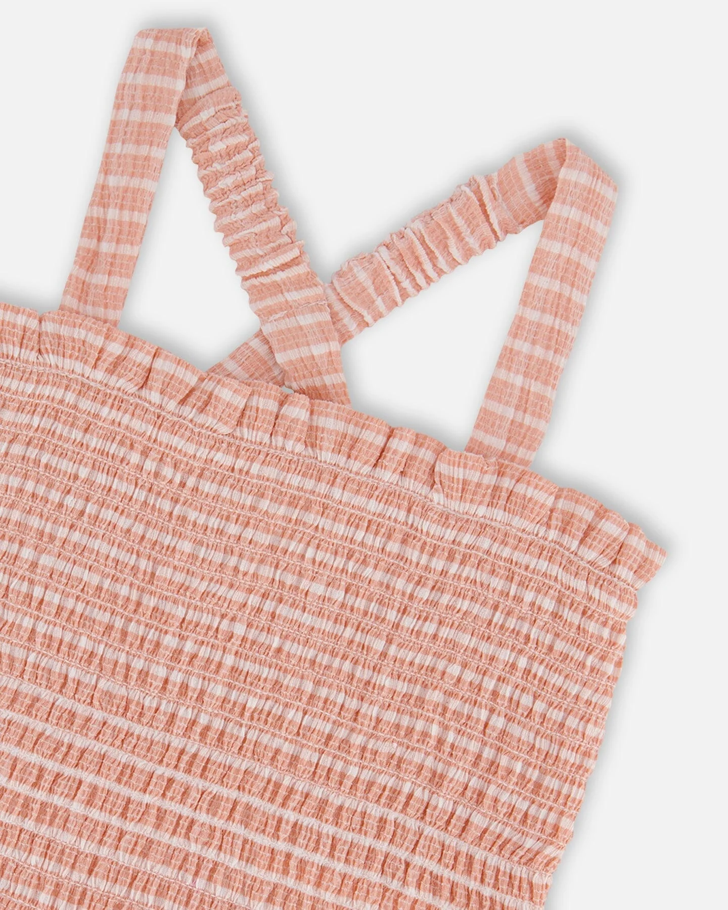 Smocked Tank Top Light Old Pink - Deux par Deux