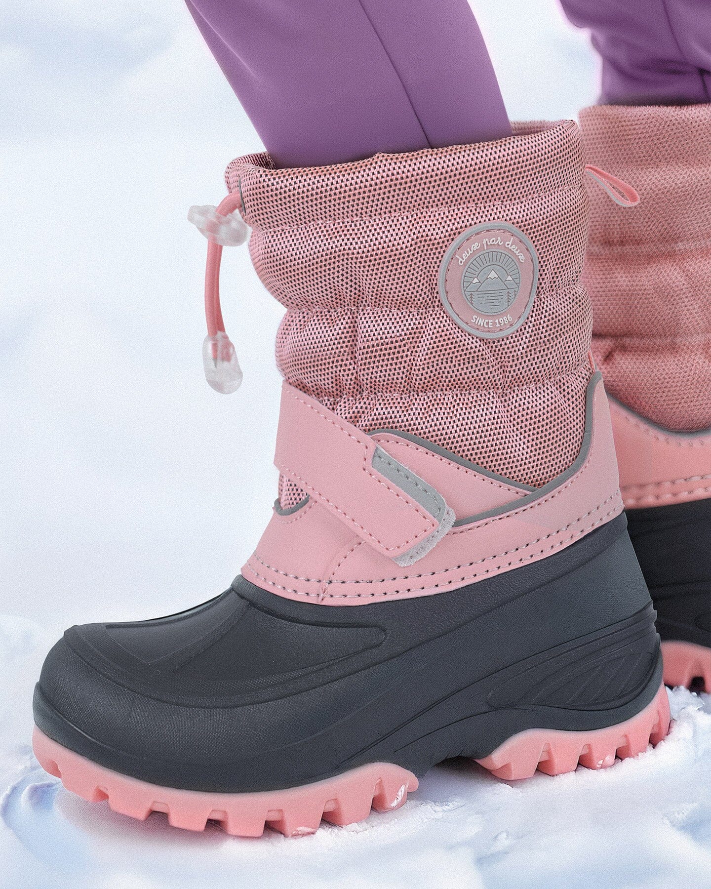Winter Boots Dusty Pink - Deux par Deux
