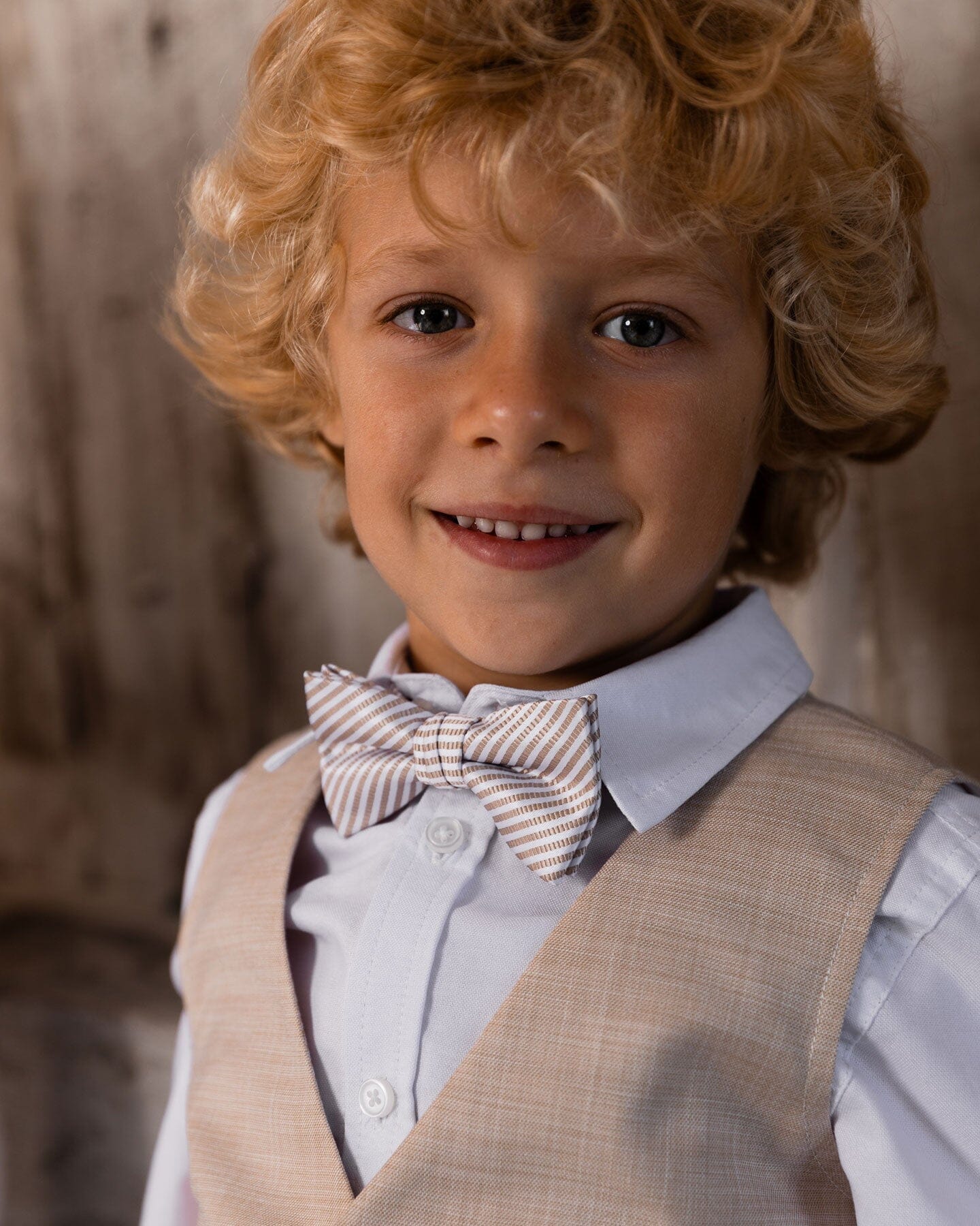 Bow Tie Light Taupe - Deux par Deux