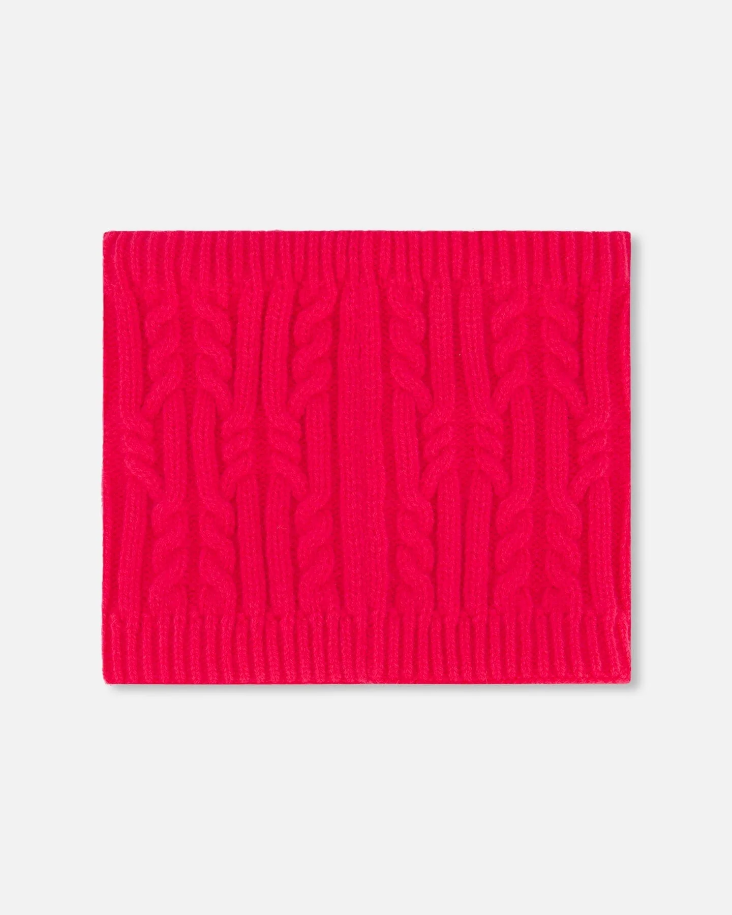 Lined Winter Neckwarmer Flash Coral - Deux par Deux