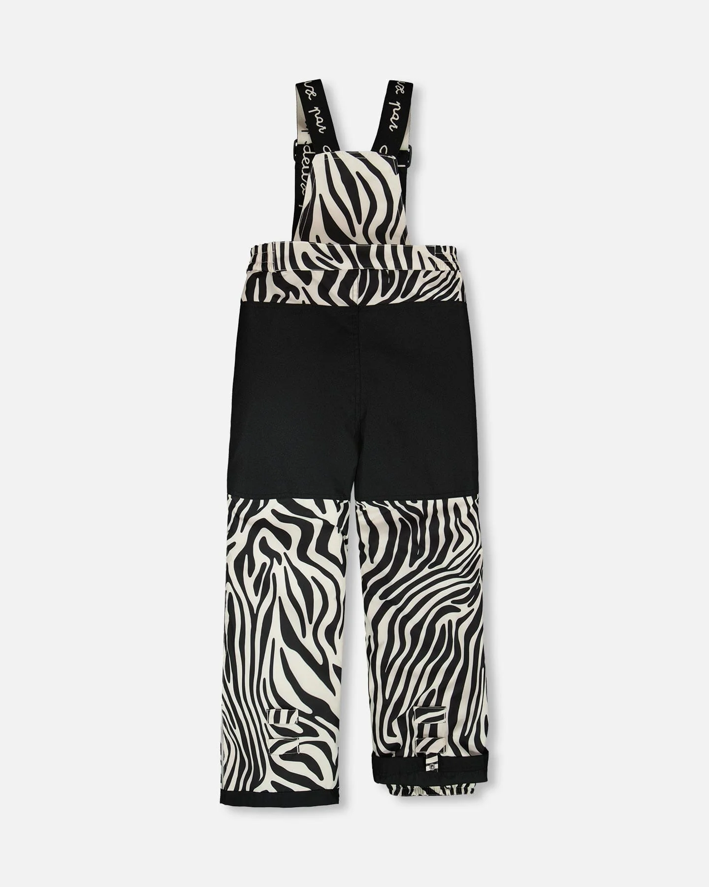 Two-Piece Play Snowsuit Off-White With Printed Pants - Deux par Deux