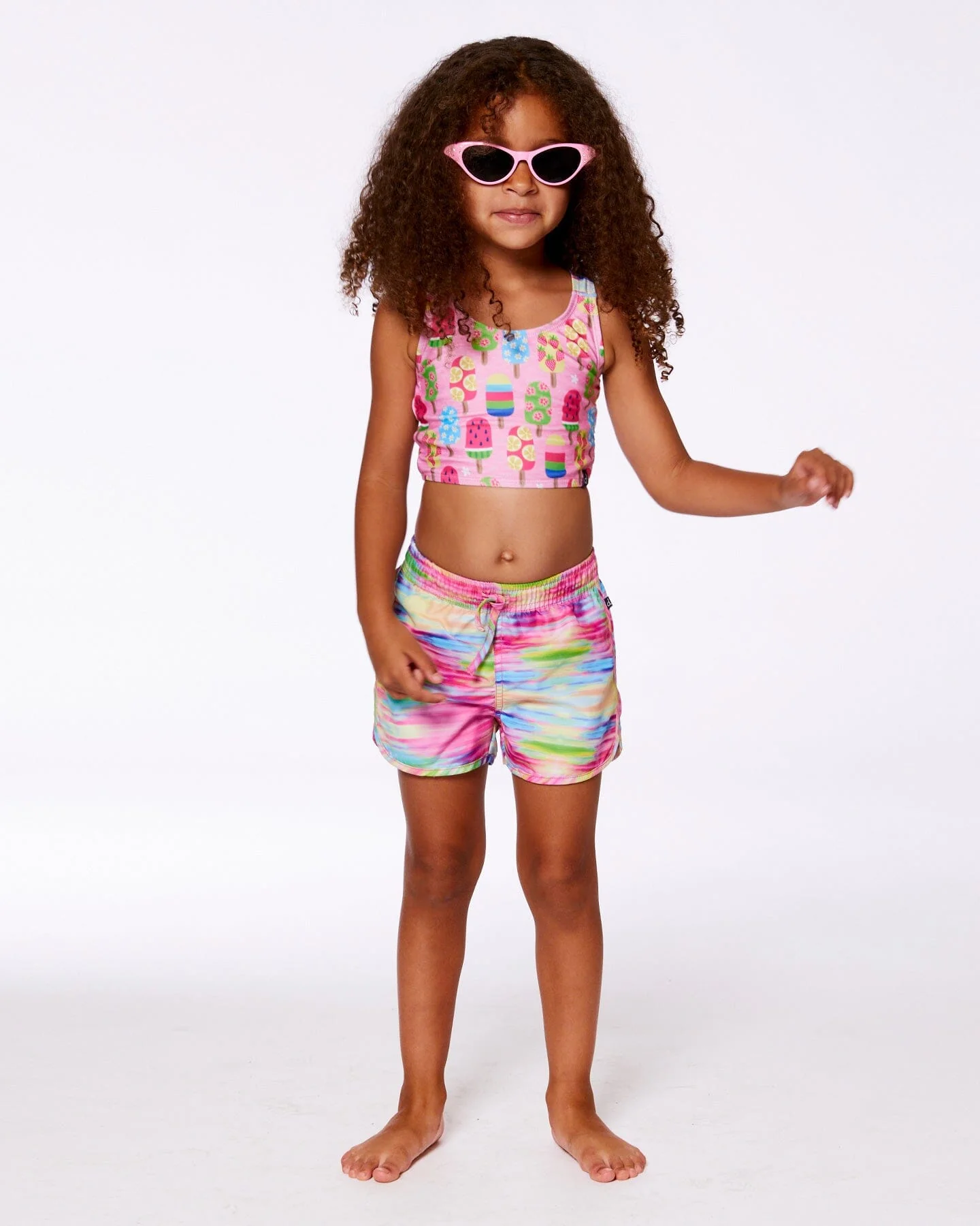 Printed Swim Shorts Multicolored - Deux par Deux