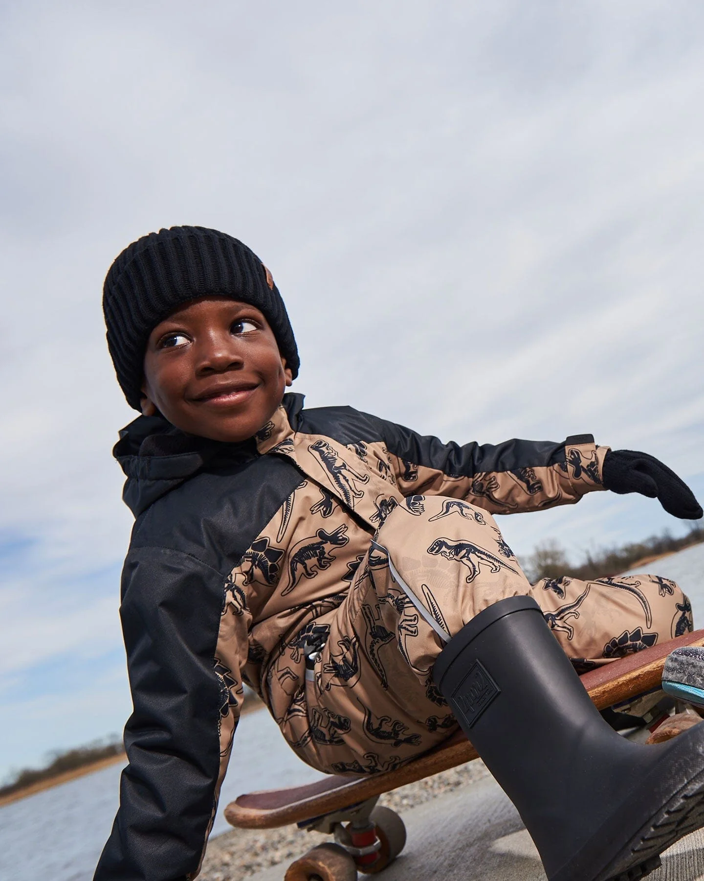 Cuffed Knit Hat Black - Deux par Deux