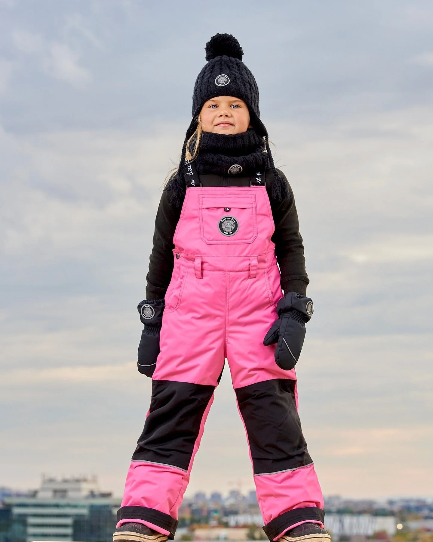 Overall Snow Pants Candy Pink - Deux par Deux