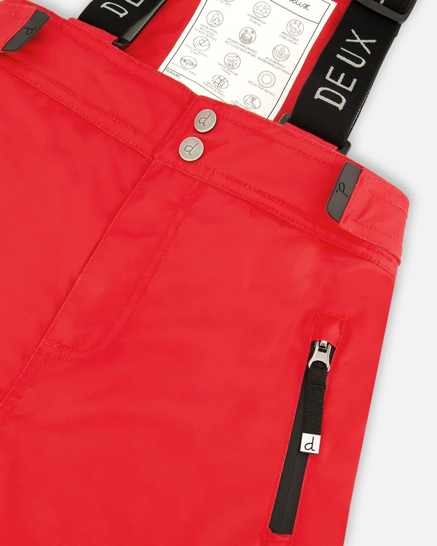 Two-Piece Teknik Snowsuit Red - Deux par Deux