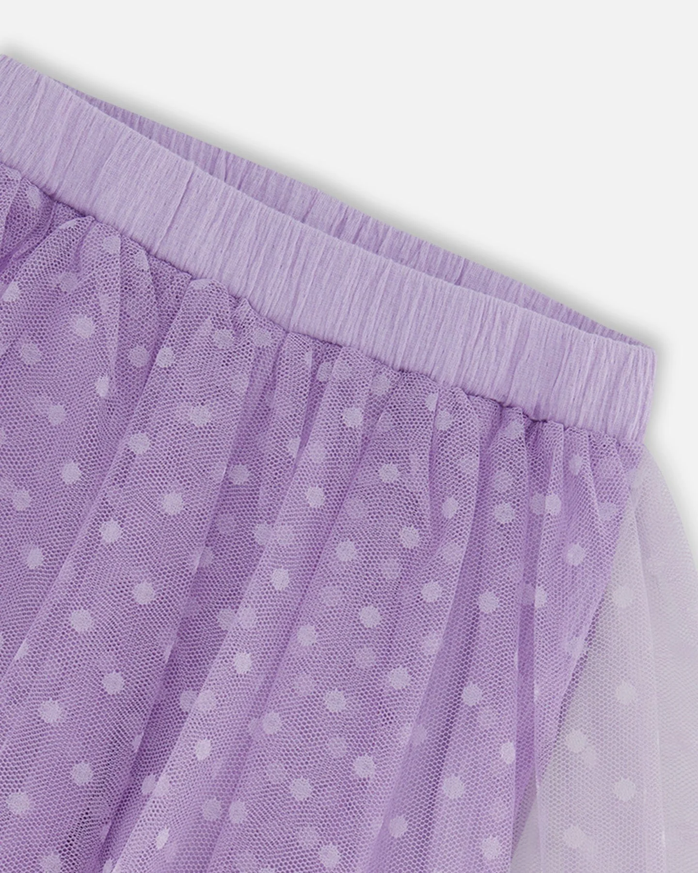 Biker Short With Mesh Skirt Lilac - Deux par Deux