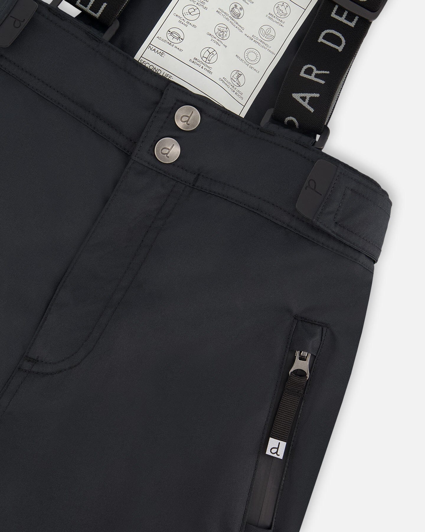 Two-Piece Teknik Snowsuit Brown And Black - Deux par Deux