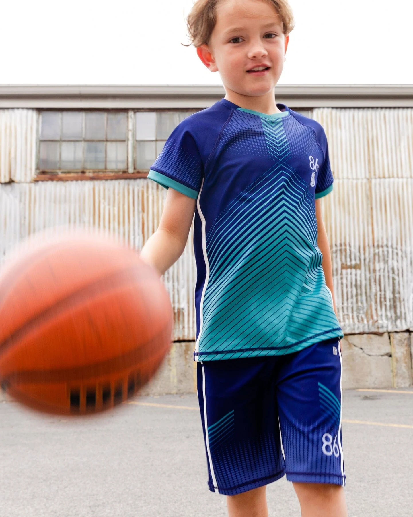 Athletic Shorts Blue - Deux par Deux