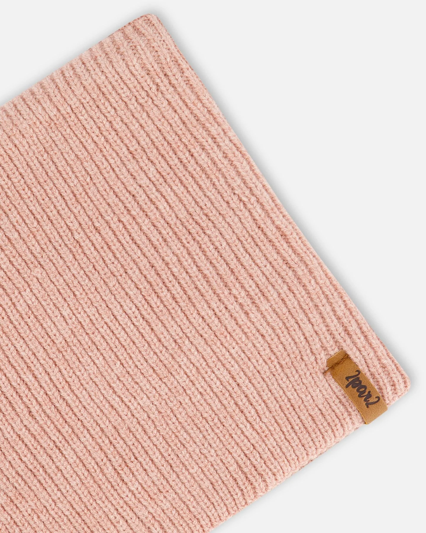Mid-Season Knit Neckwarmer Dusty Pink - Deux par Deux