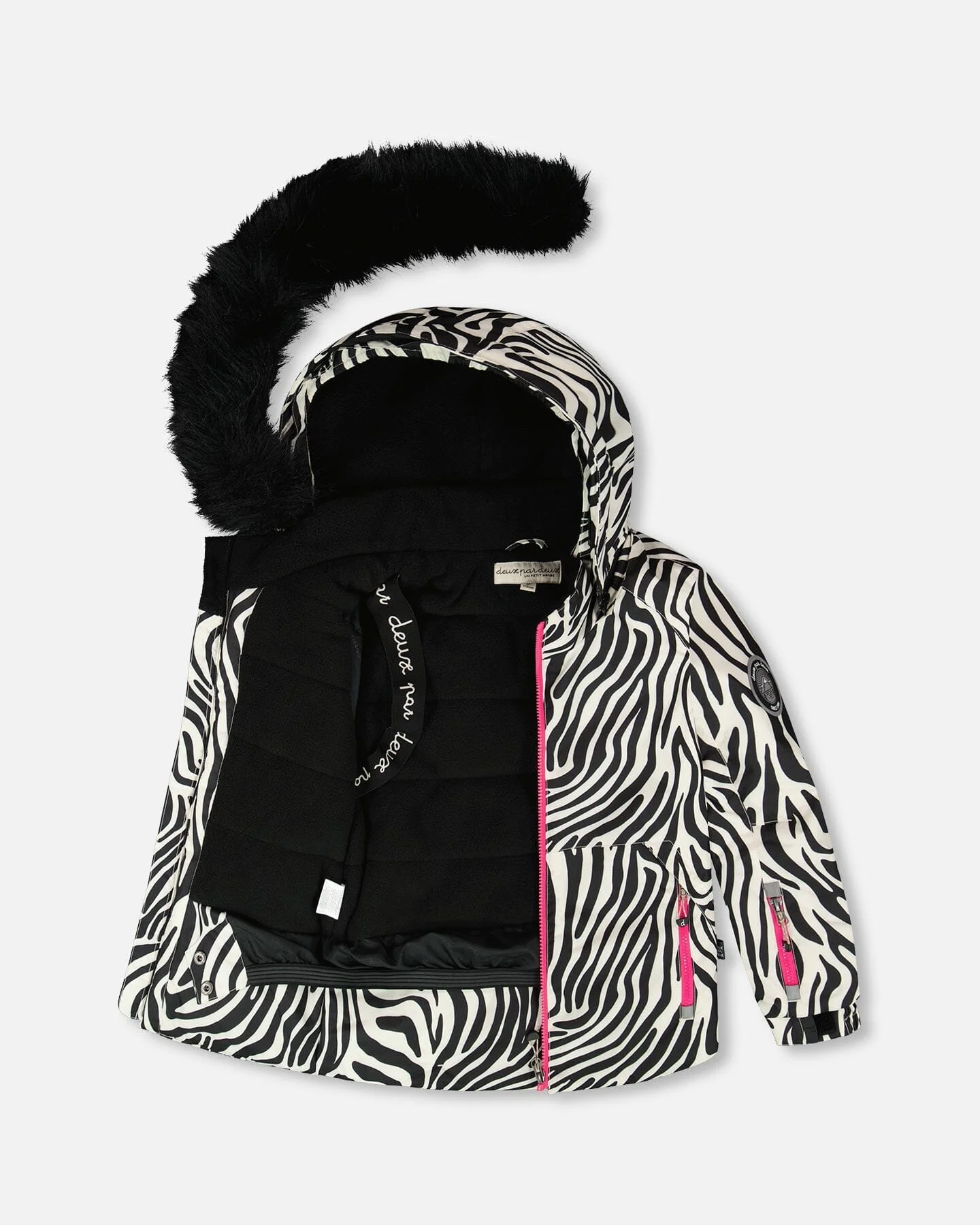 Two-Piece Play Snowsuit Fuchsia - Deux par Deux