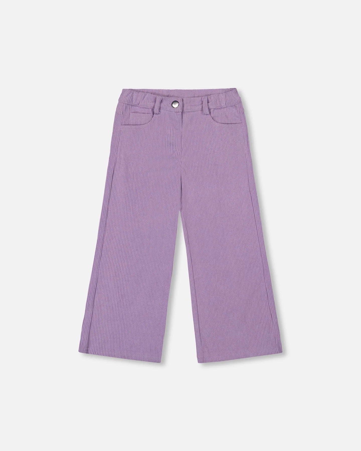 Wide Leg Corduroy Pants Lavender - Deux par Deux
