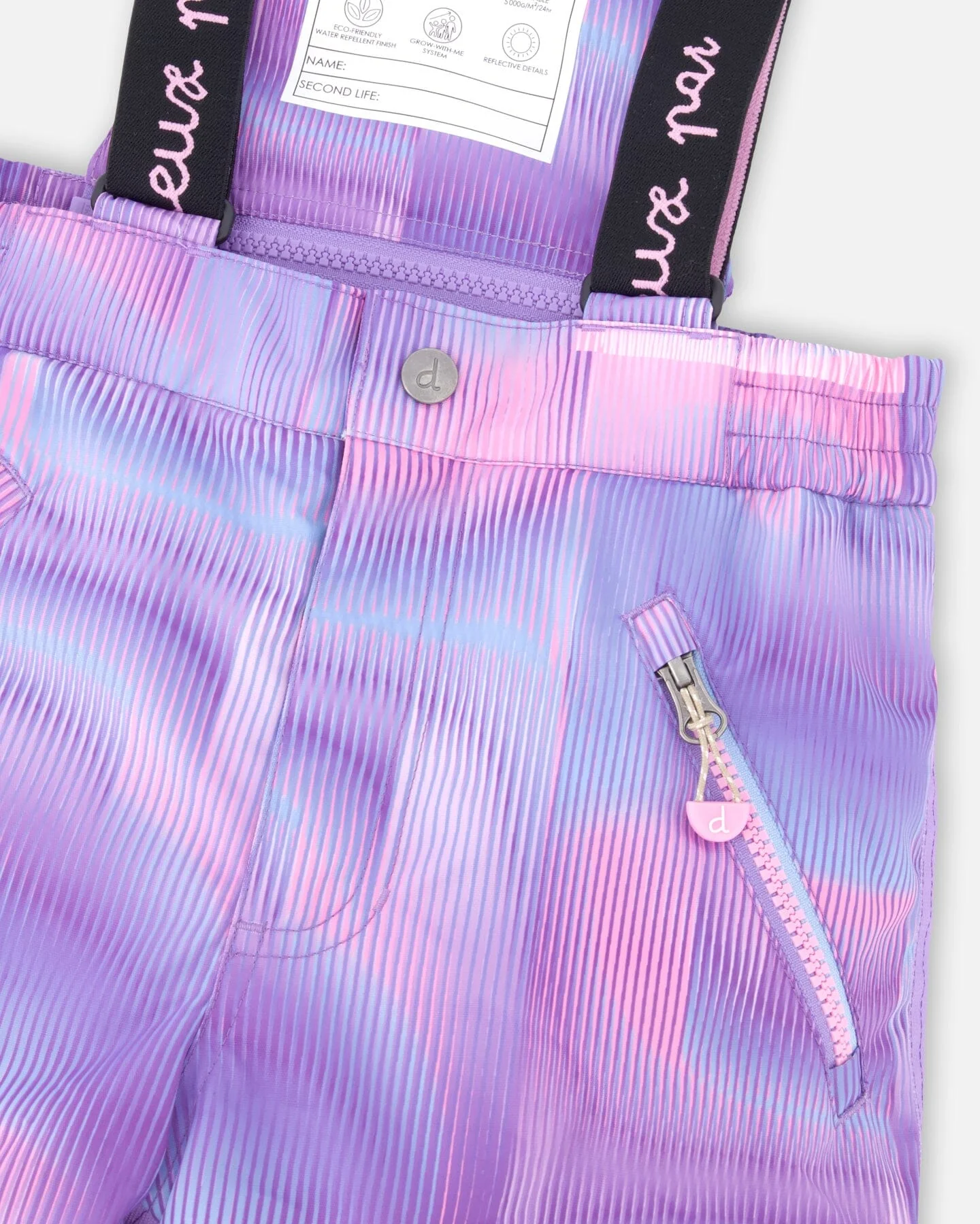 Two-Piece Play Snowsuit Purple Geo - Deux par Deux