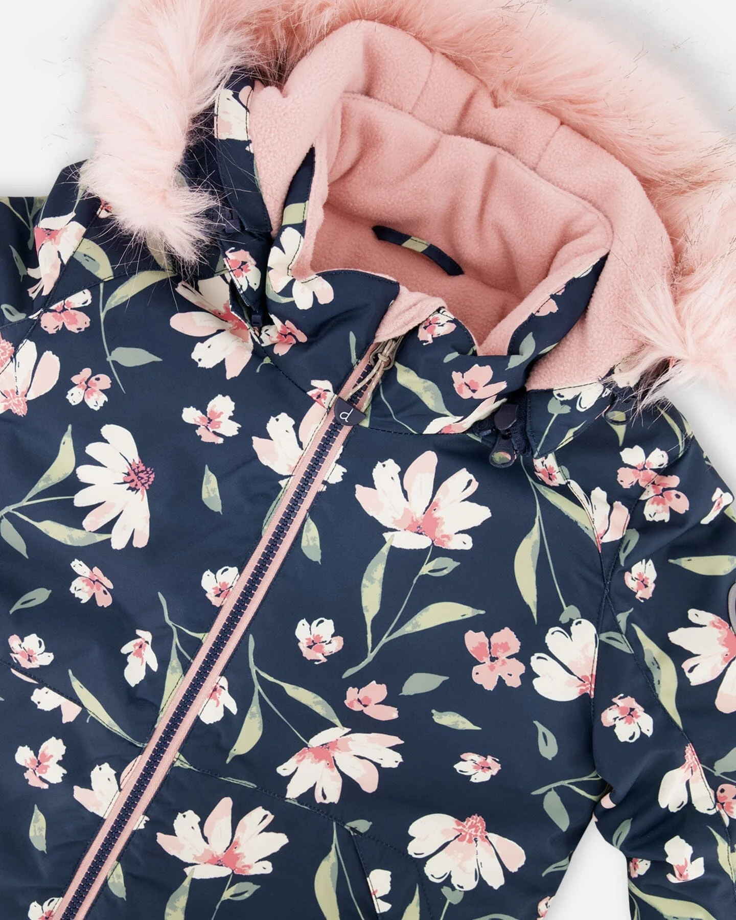 Two-Piece Play Snowsuit Flower Print - Deux par Deux
