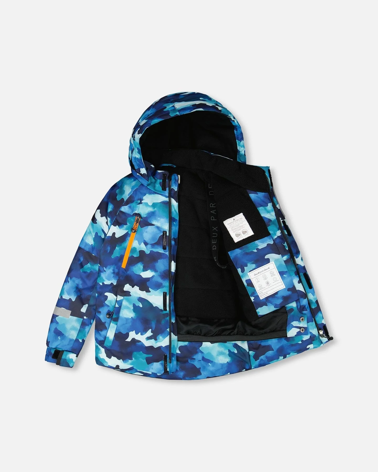 Two-Piece Play Snowsuit Bright Orange - Deux par Deux