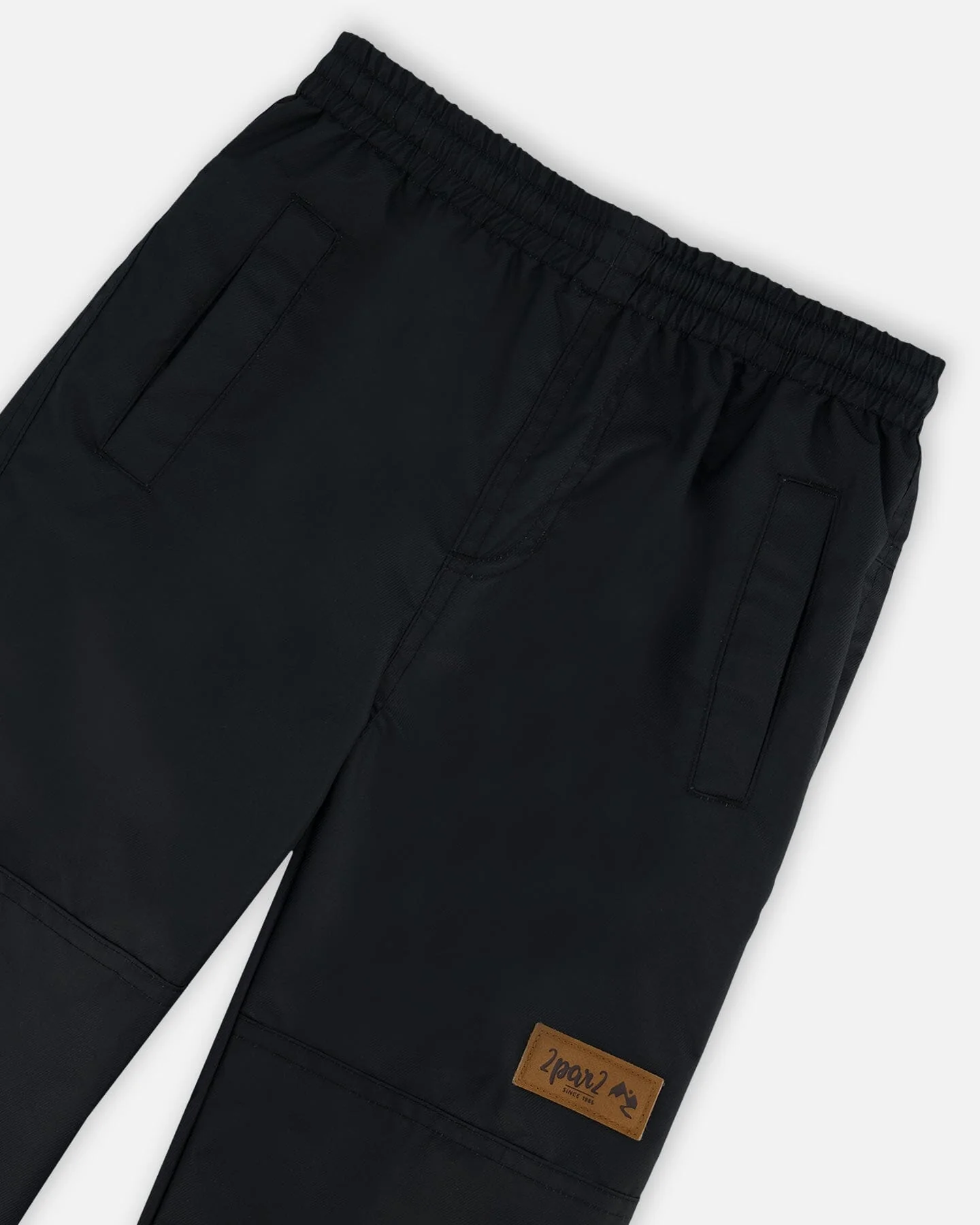 3-In-1 Mid-Season Outerwear Set With Printed Jacket Pink, Black, And Flowers - Deux par Deux