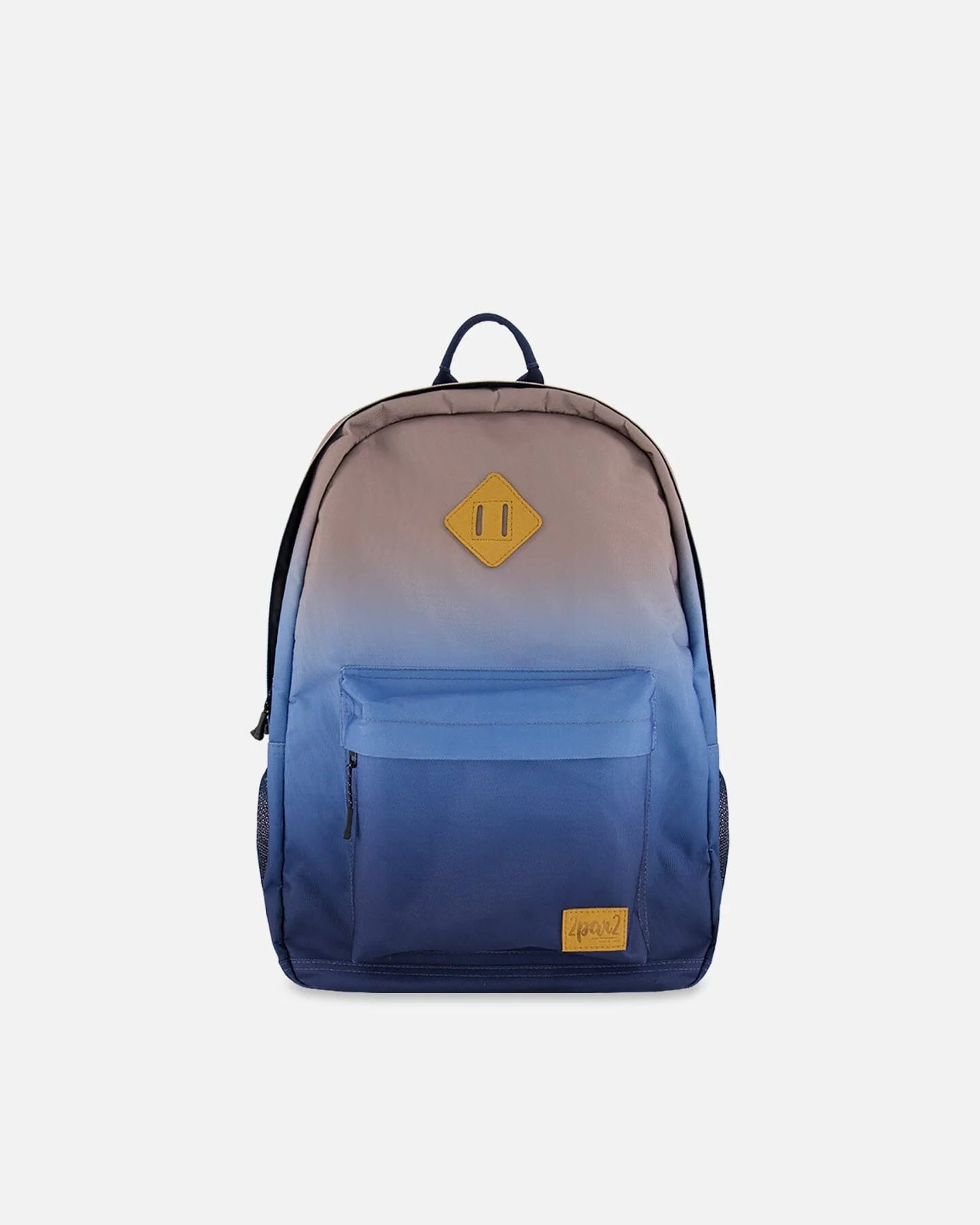 Kids Backpack Blue And Beige Gradient - Deux par Deux