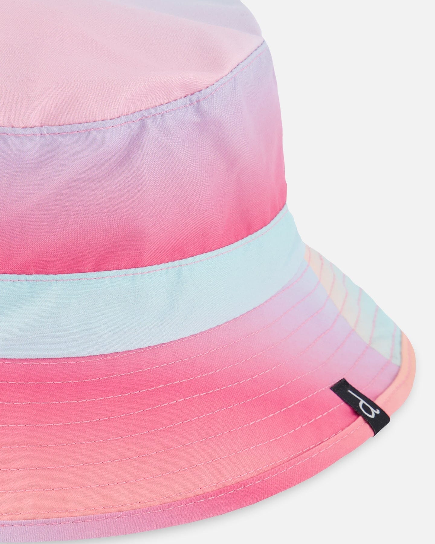 Printed Beach Sun Hat Pink, Orange, And Turquoise - Deux par Deux