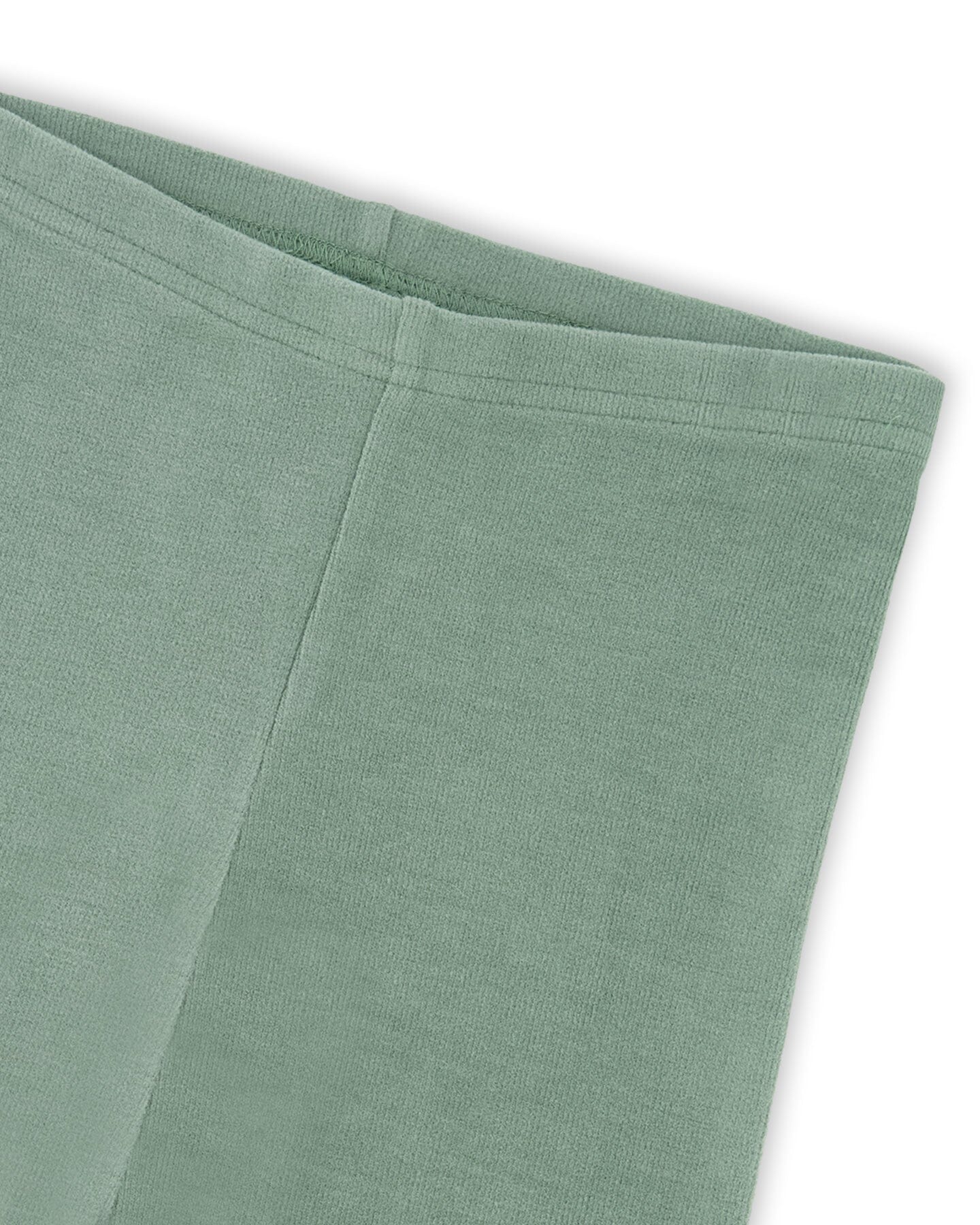 Super Soft Ribbed Leggings Sage Green - Deux par Deux
