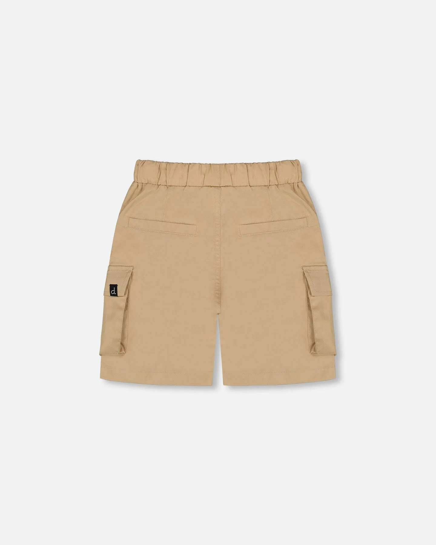 Parachute Cargo Pocket Shorts Light Beige - Deux par Deux