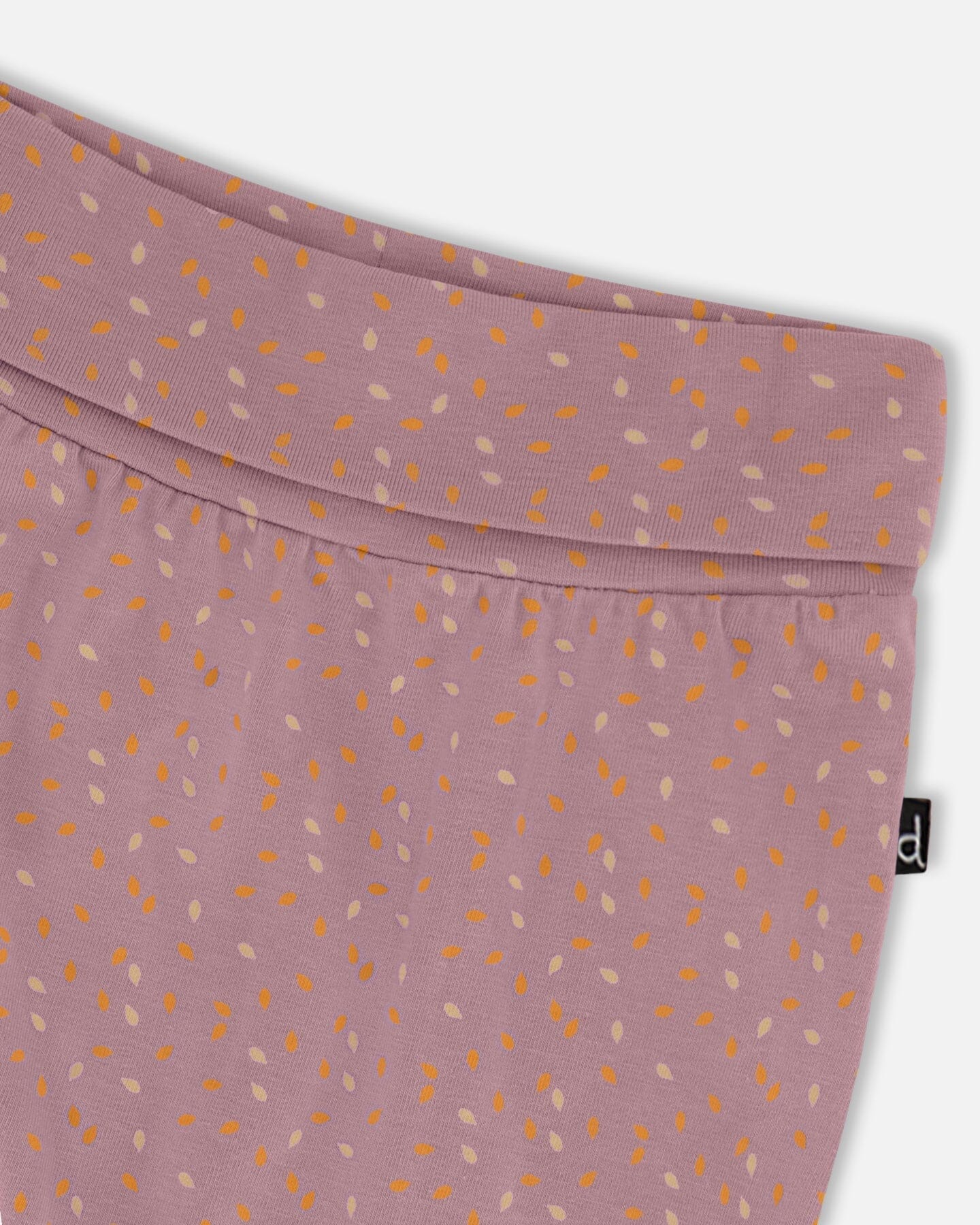 Organic Cotton Evolutive Pant Printed Pear Seeds - Deux par Deux