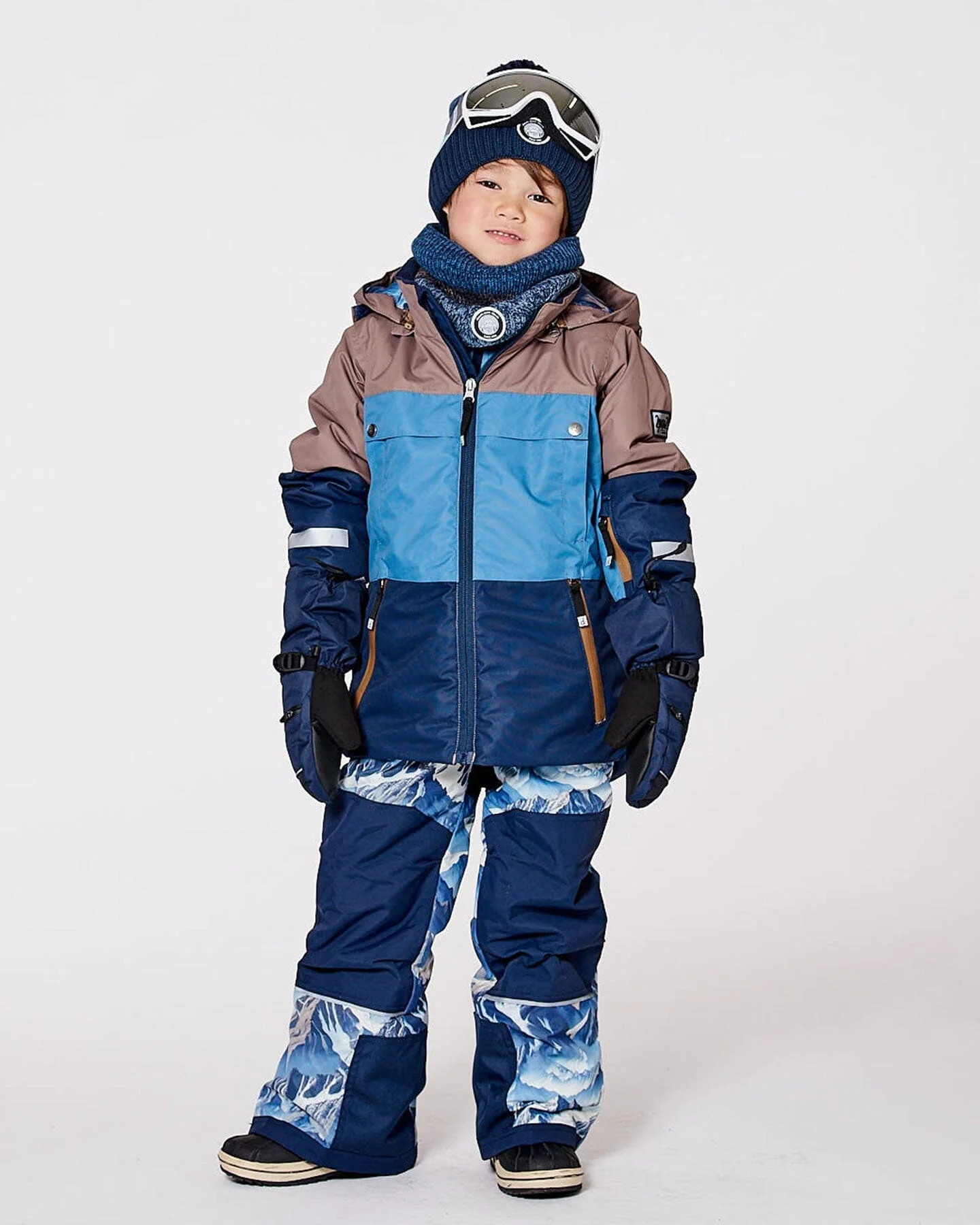 Two-Piece Teknik Snowsuit Blue Mountains - Deux par Deux
