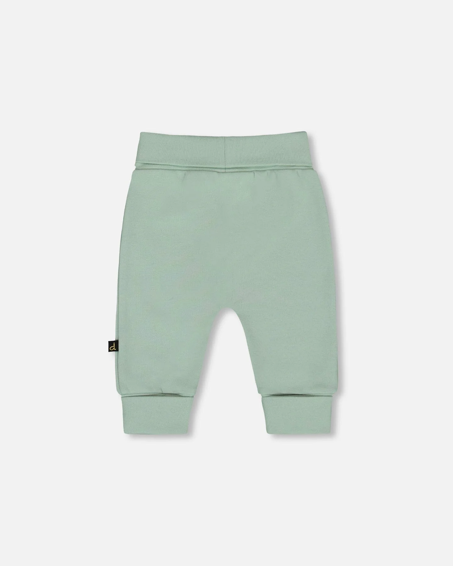 Organic Cotton Evolutive Pant Jade Green - Deux par Deux