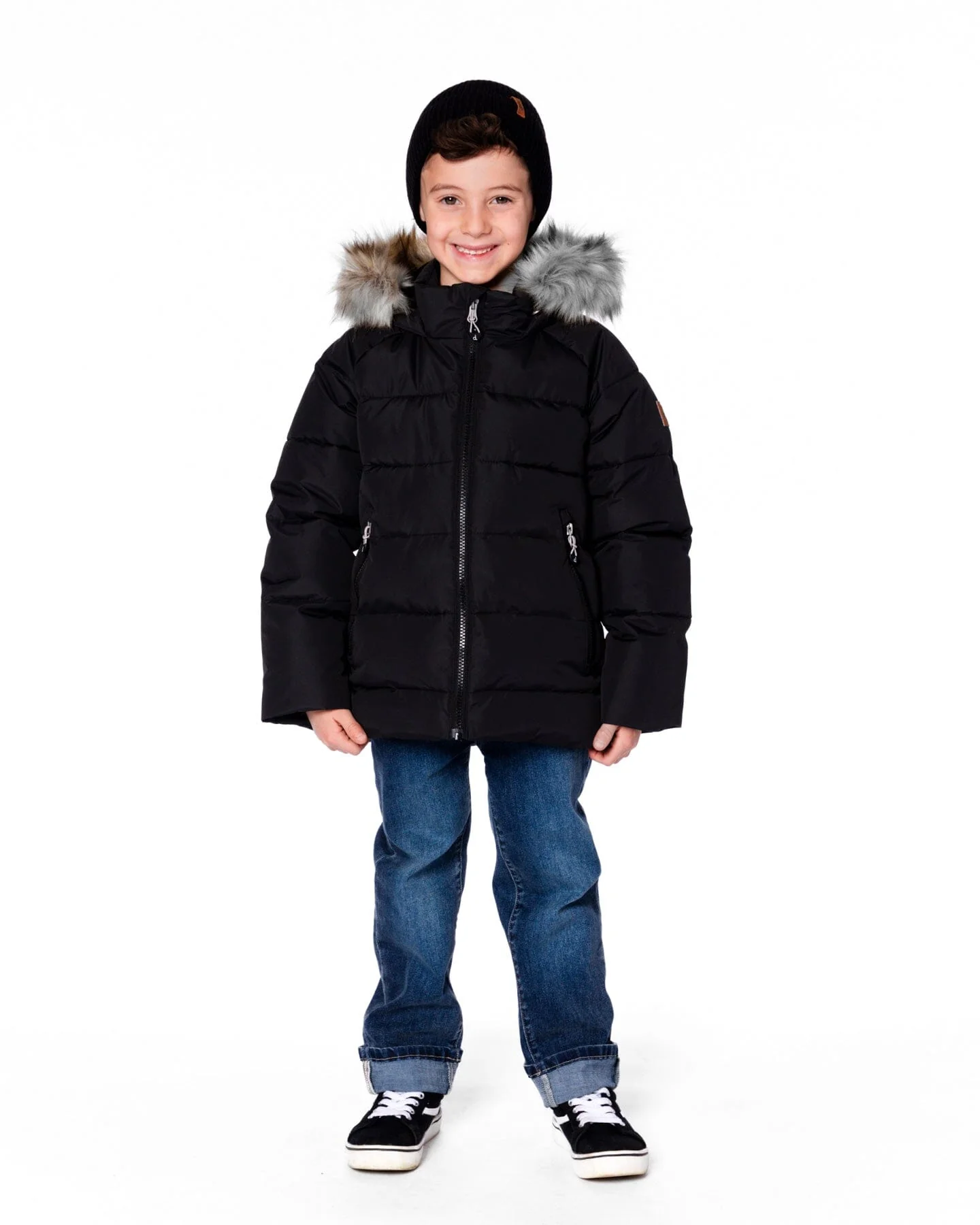 Puffy Winter Jacket Black - Deux par Deux