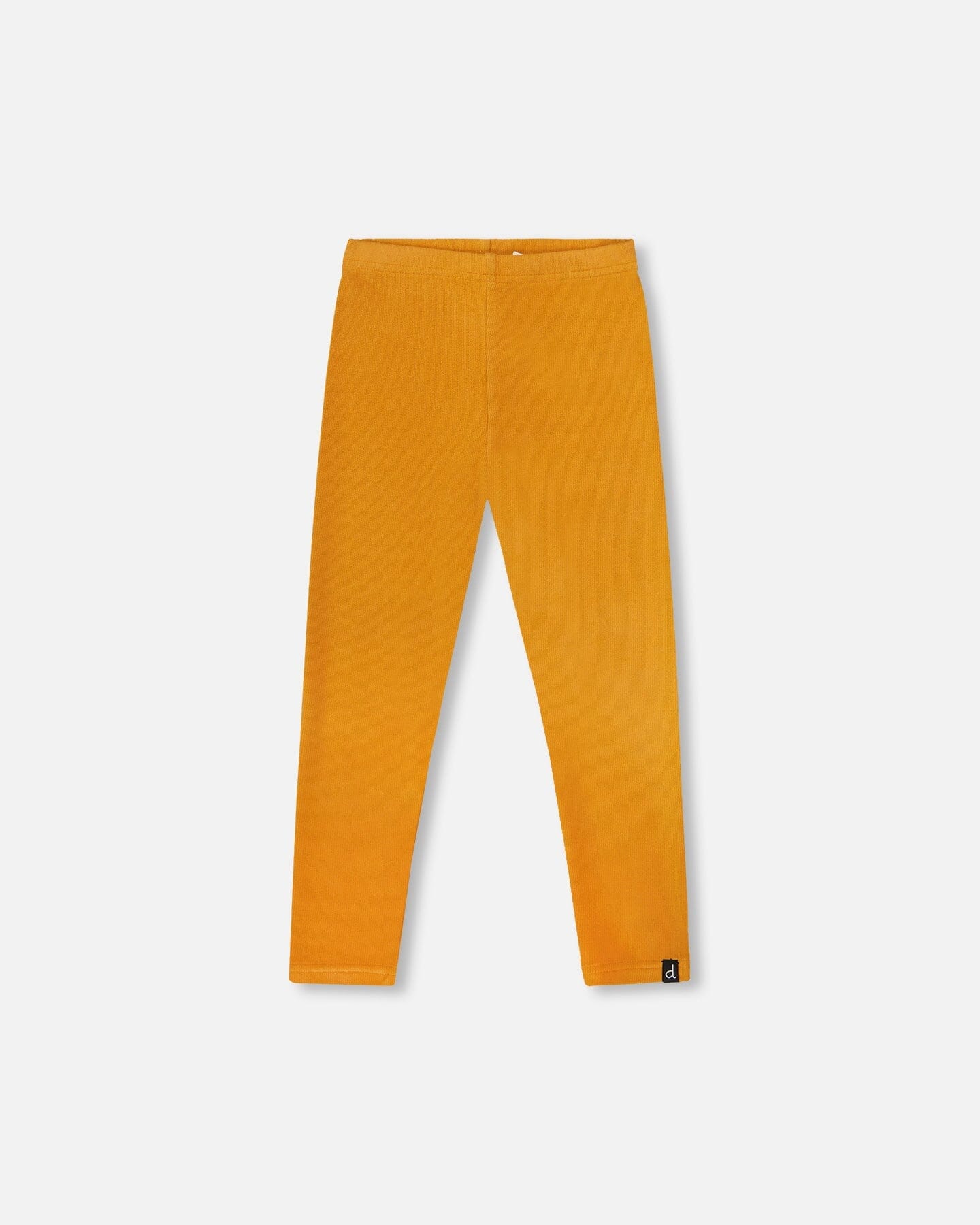 Super Soft Ribbed Leggings Golden Yellow - Deux par Deux