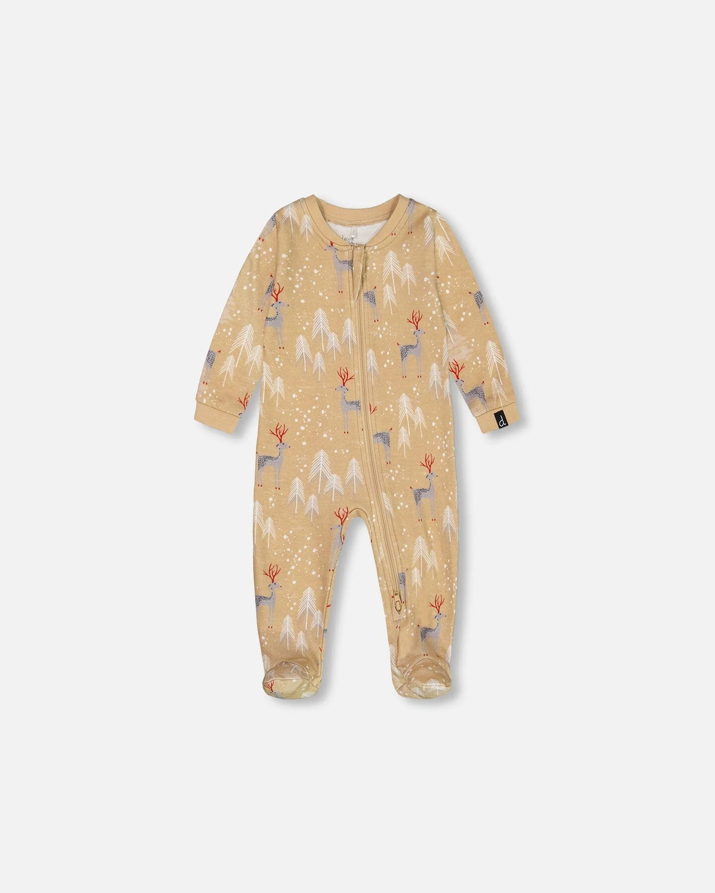 Organic Cotton Baby One Piece Family Christmas Pajama - Deux par Deux