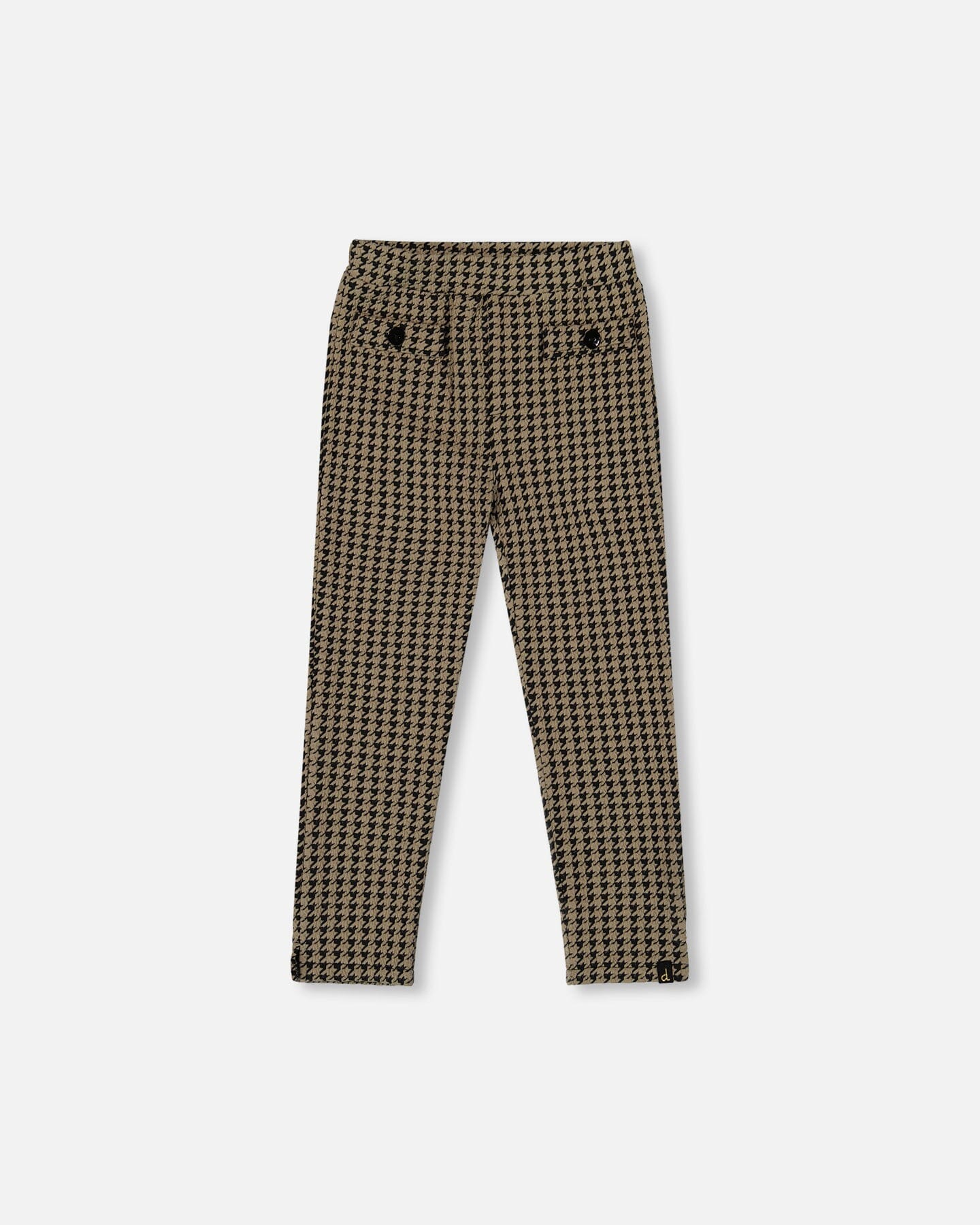 Jacquard Knit Pant With Welt Pocket - Deux par Deux