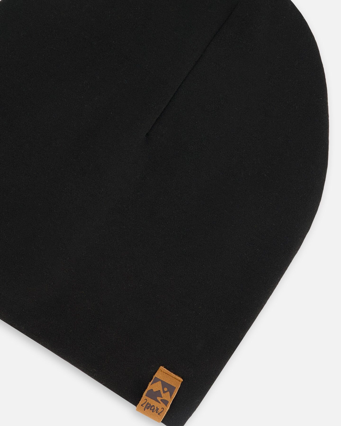 Solid Beanie Hat Black - Deux par Deux