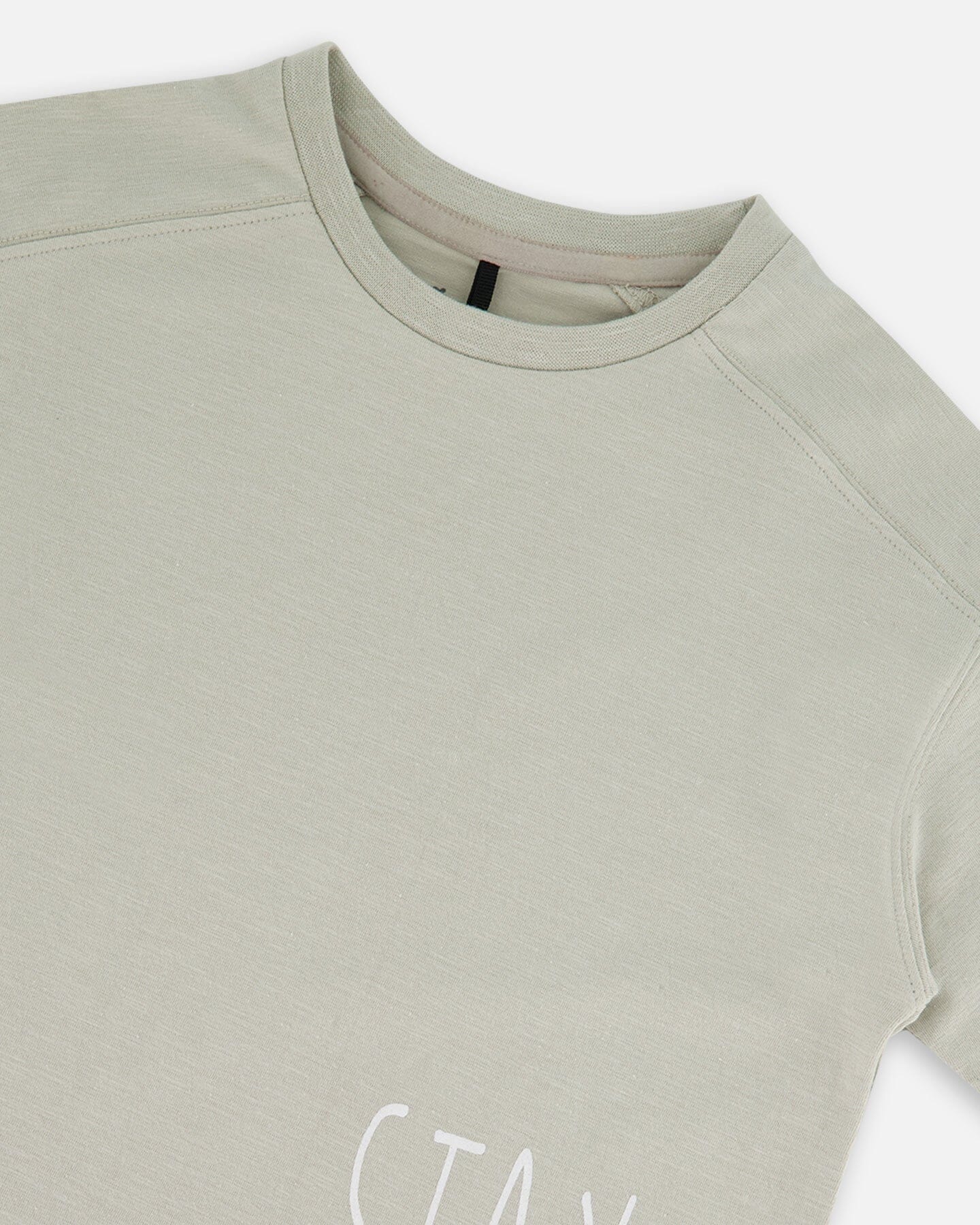 Short Sleeve Graphic Tee Sage - Deux par Deux