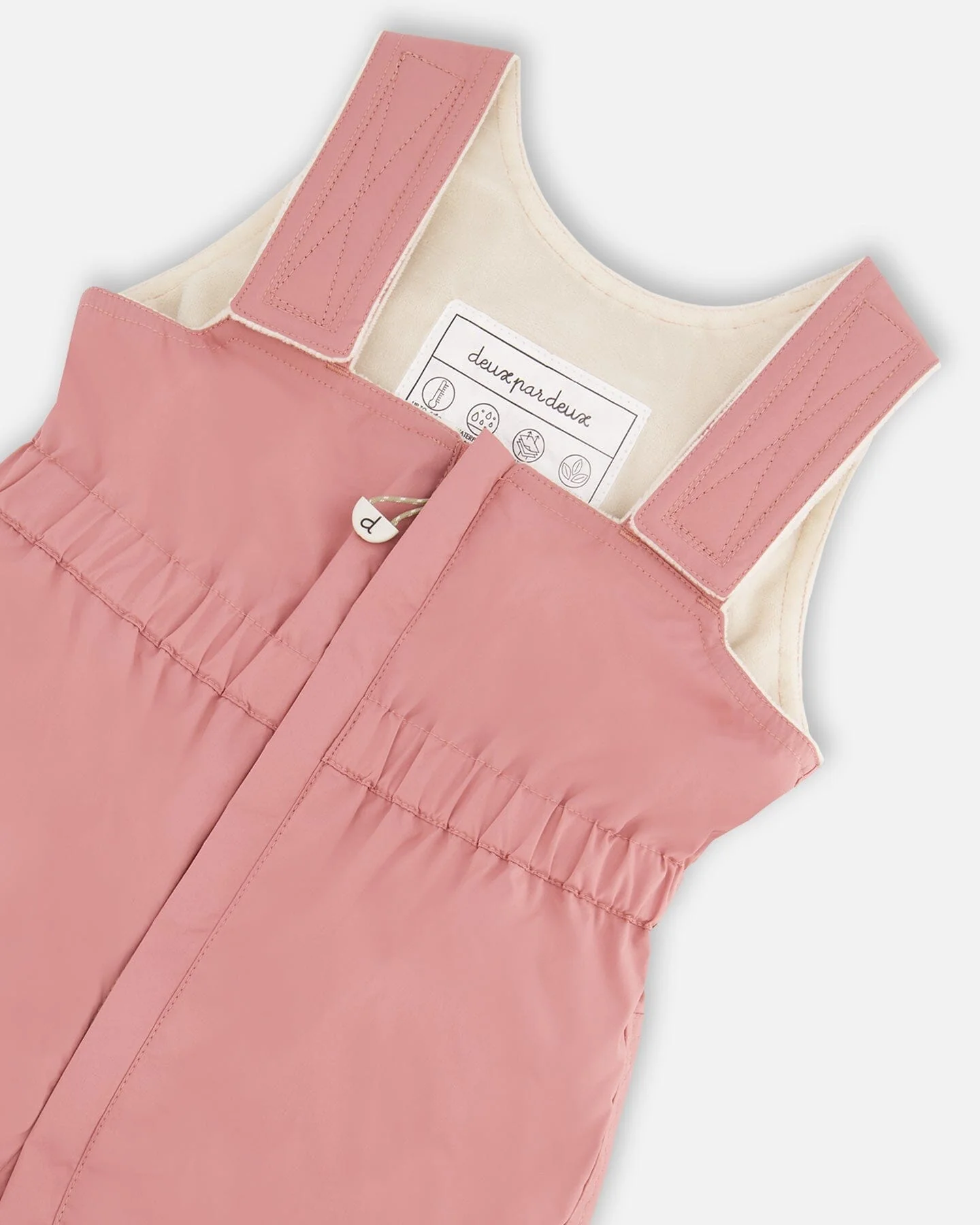 Two-Piece Baby Snug Snowsuit Dusty Pink - Deux par Deux