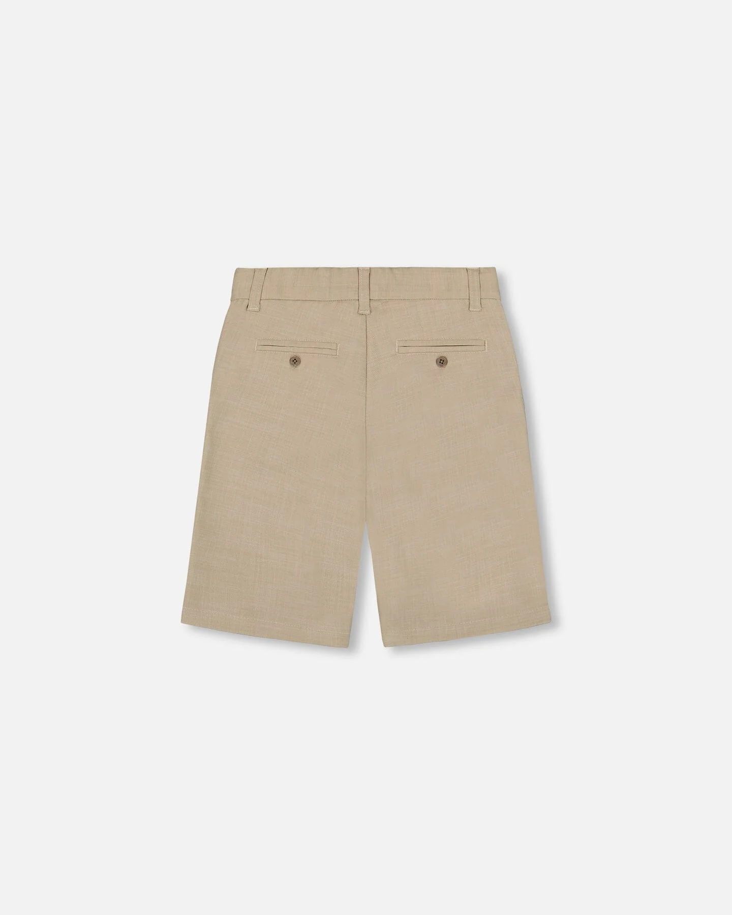 Slant Pocket Bermuda Shorts Light Taupe - Deux par Deux