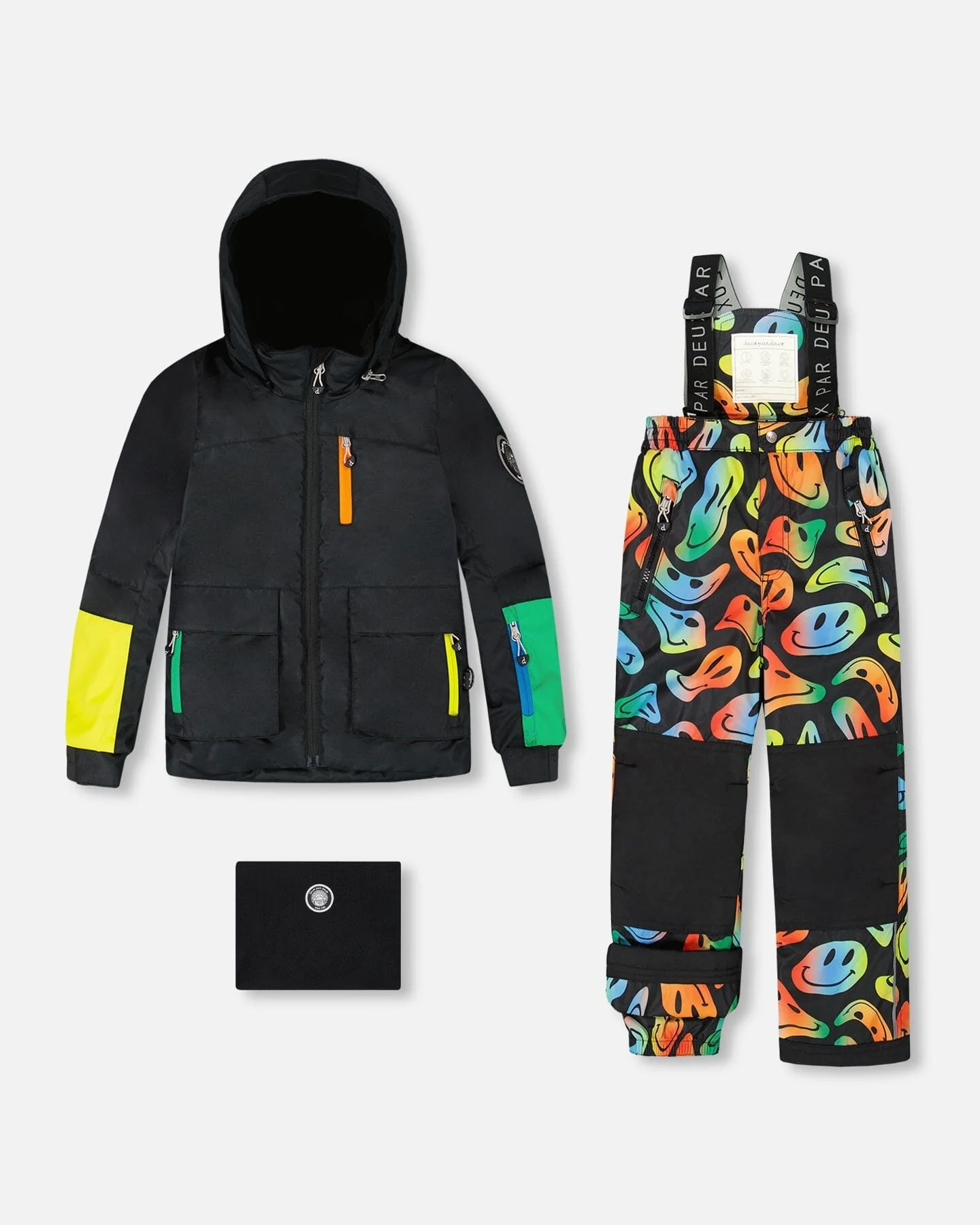 Two-Piece Play Snowsuit Smiley Face - Deux par Deux