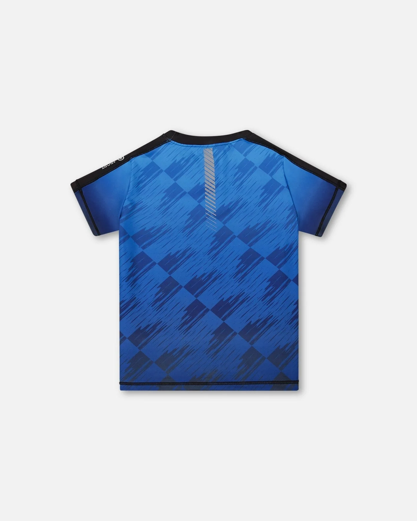 Printed Athletic Top Blue And Black - Deux par Deux