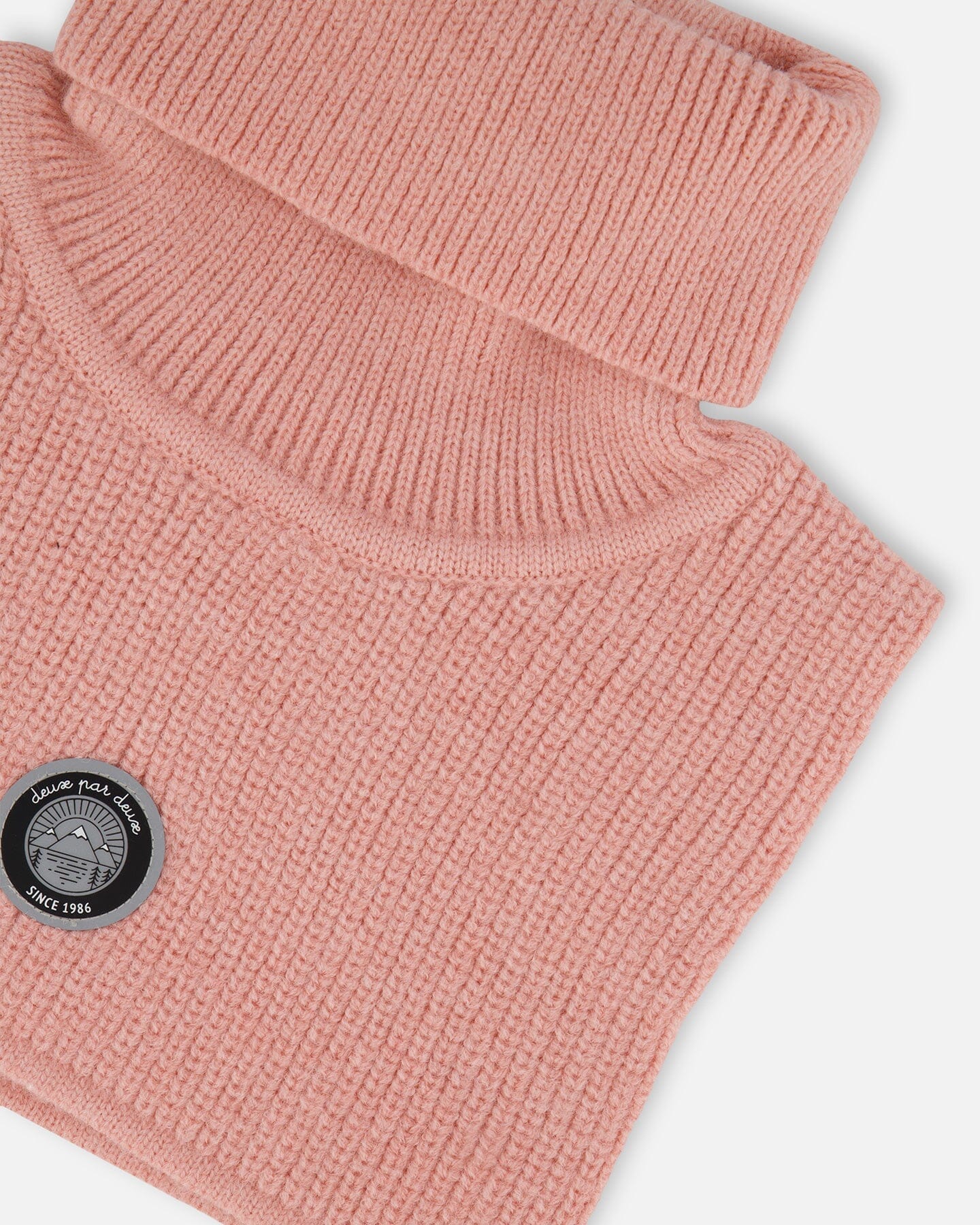 Turtleneck Neckwarmer Dusty Pink - Deux par Deux