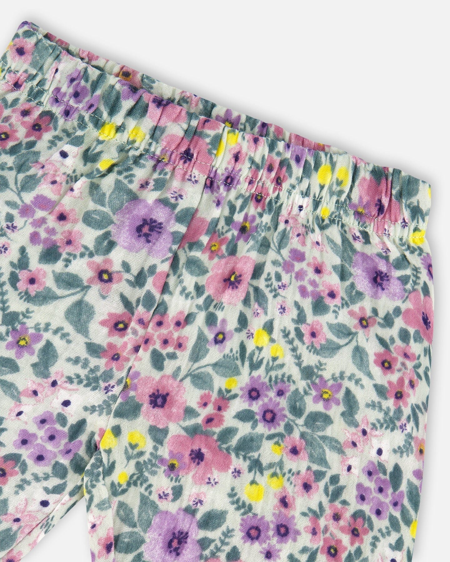 Organic Cotton Off-White Top And Muslin Pants Set - Deux par Deux