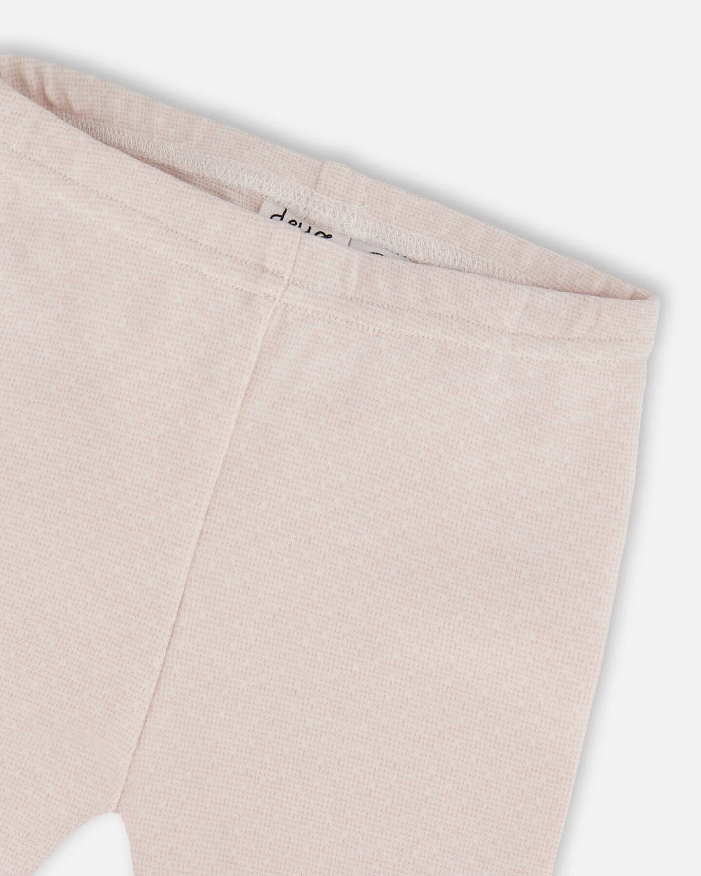 Bi-Material Dress And Leggings Set Old Pink - Deux par Deux