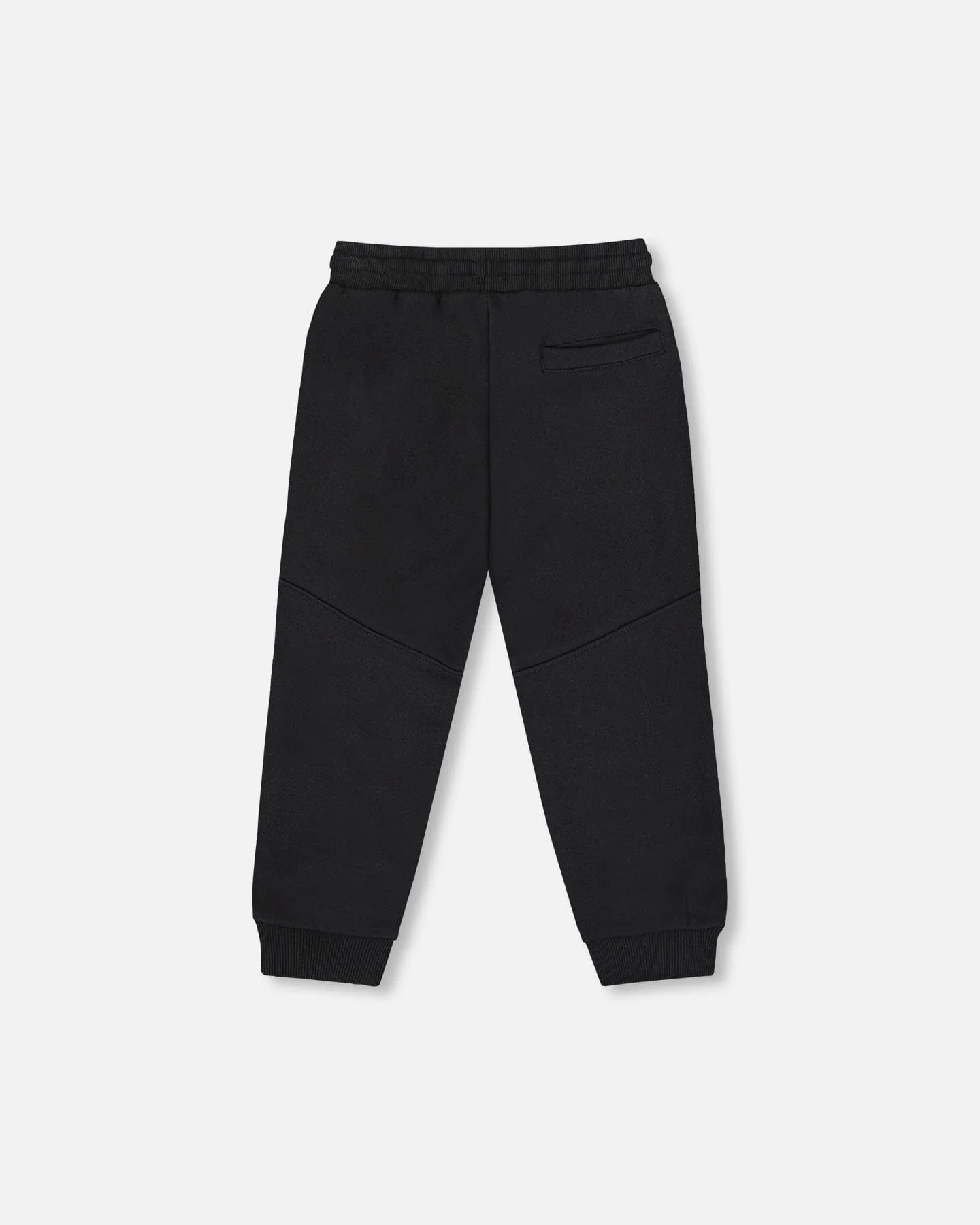 Fleece Sweatpants With Pockets Black - Deux par Deux