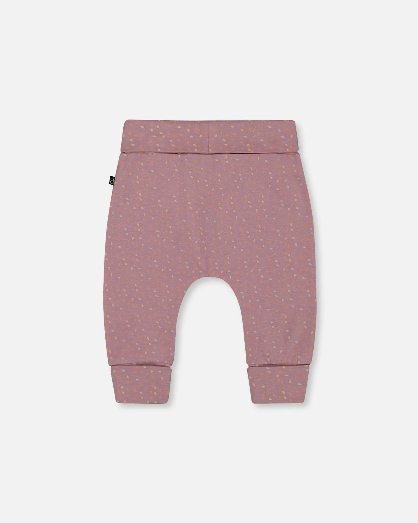 Organic Cotton Evolutive Pant Printed Pear Seeds - Deux par Deux