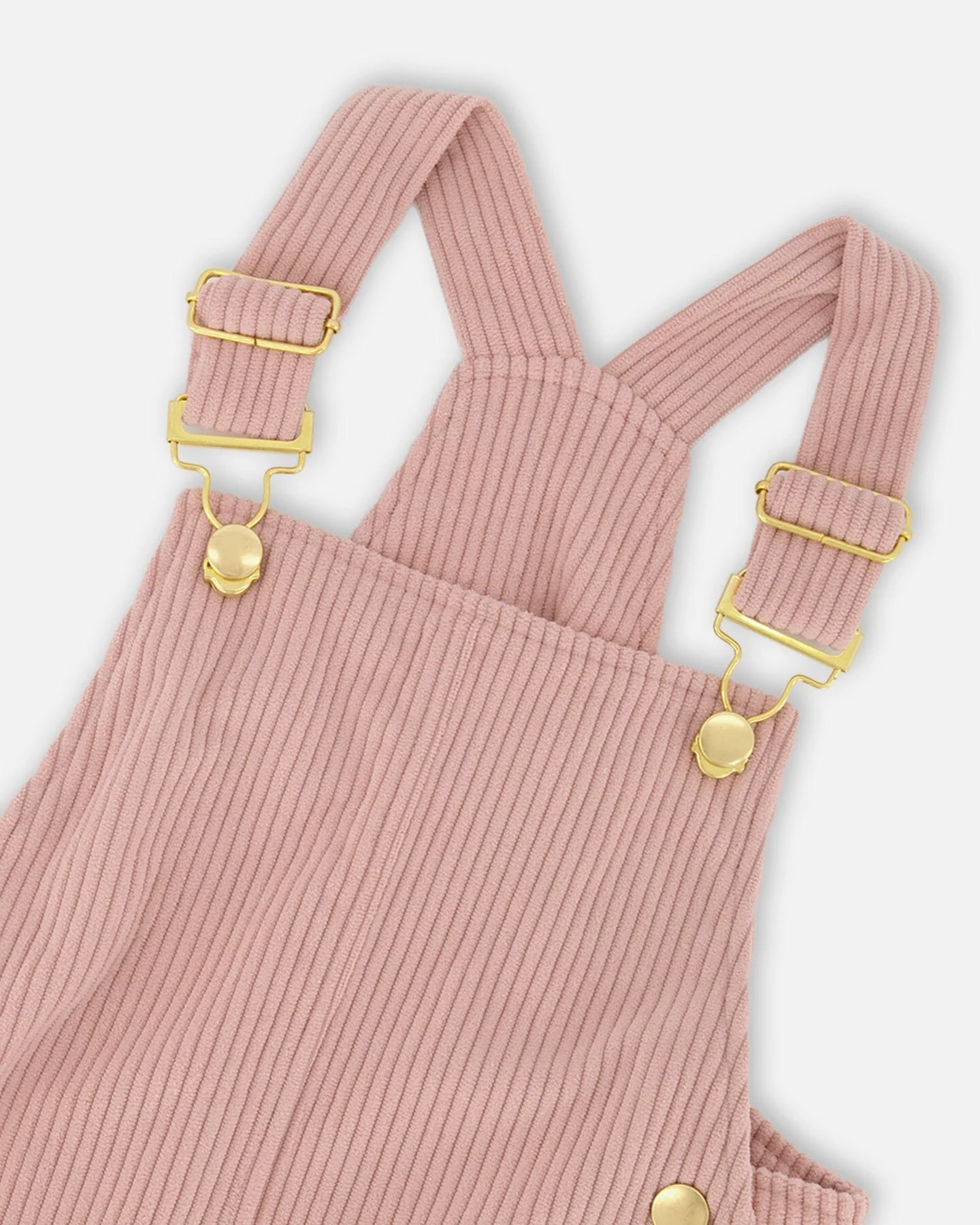 Corduroy Overall Dress Dusty Pink - Deux par Deux