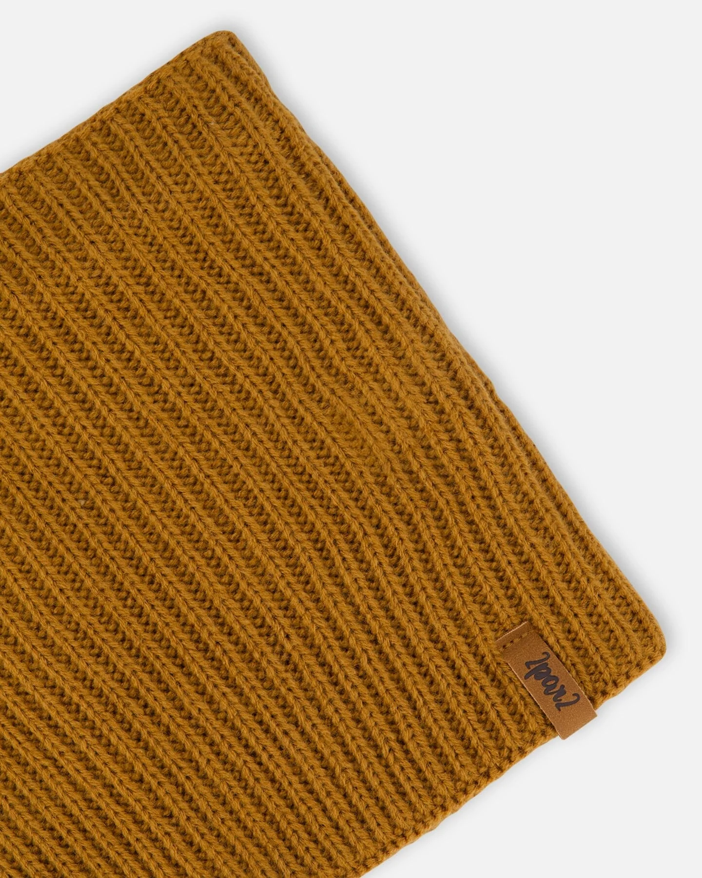 Mid-Season Knit Neck Warmer Brown Pecan - Deux par Deux