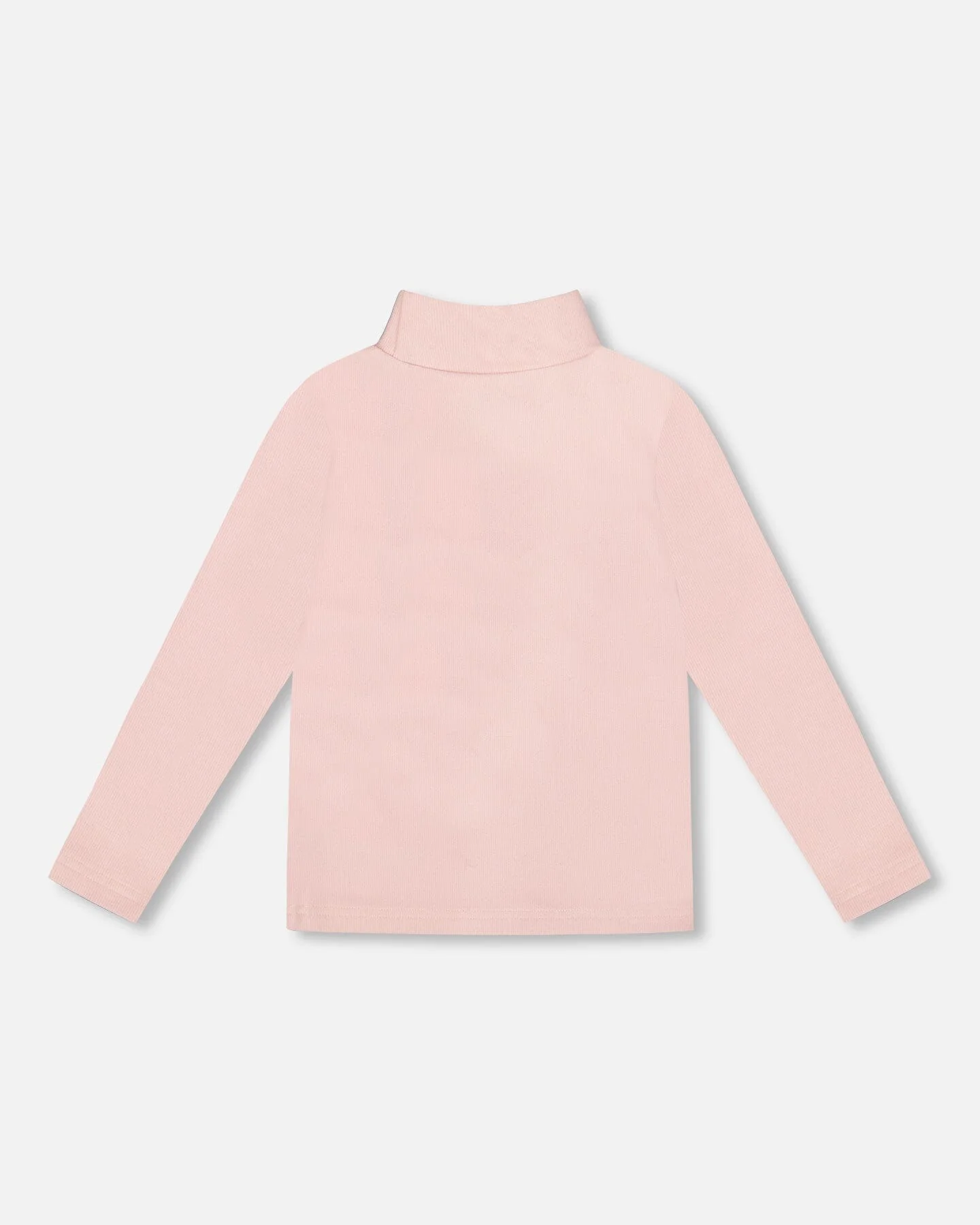 Super Soft Ribbed Mock Neck Top Pink - Deux par Deux