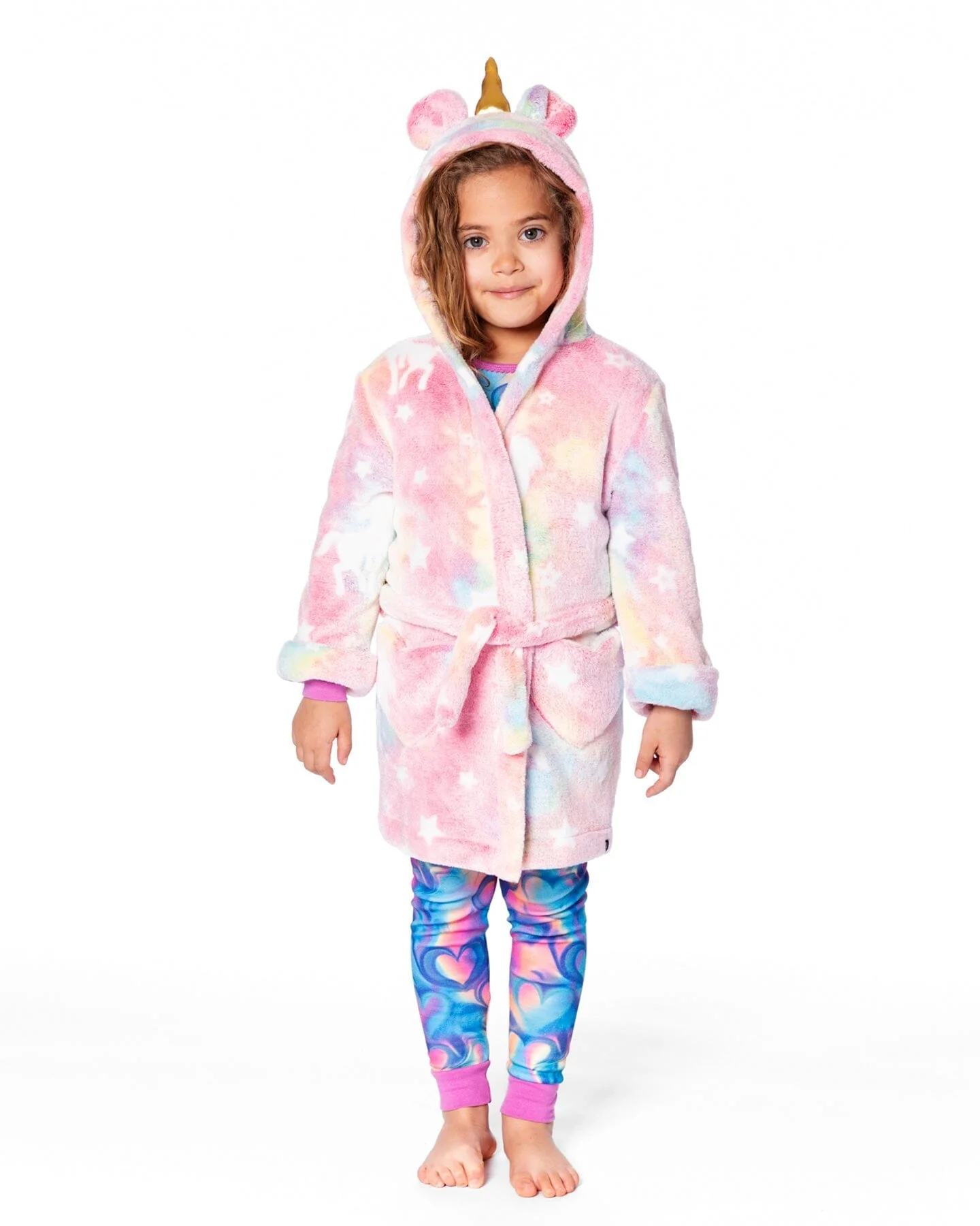 Plush Glow In The Dark Robe Multicolor - Deux par Deux