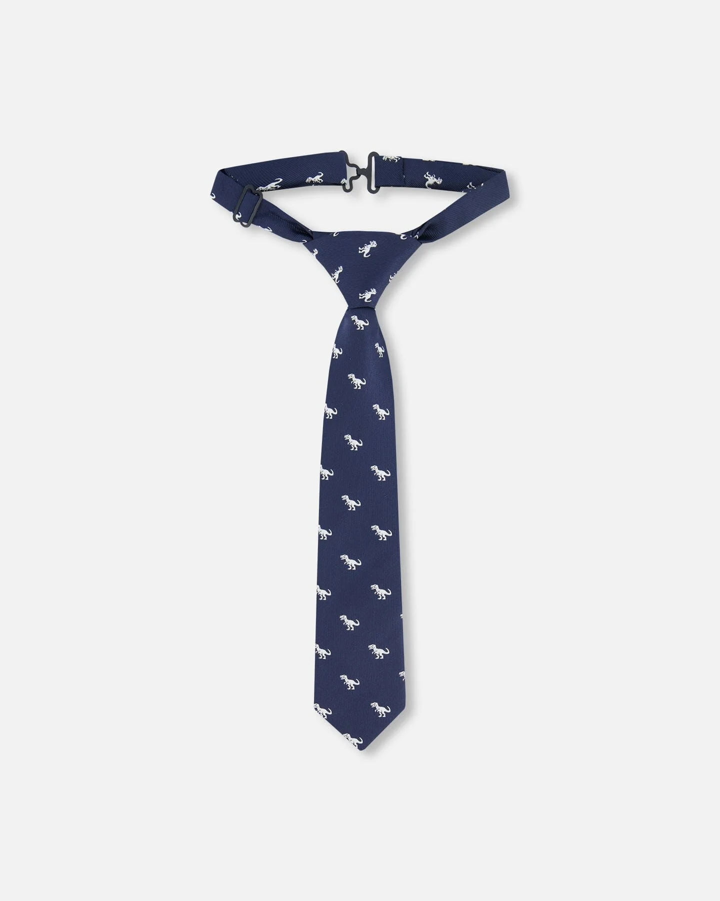 Neck Tie Navy Blue And Dino - Deux par Deux