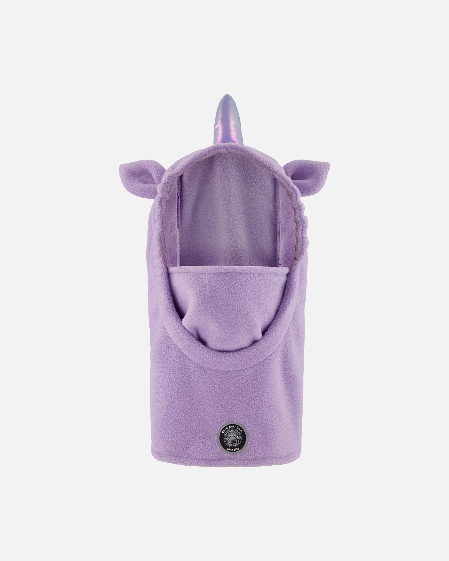 Polar Fleece Balaclava For Ski Helmet Purple Unicorn - Deux par Deux