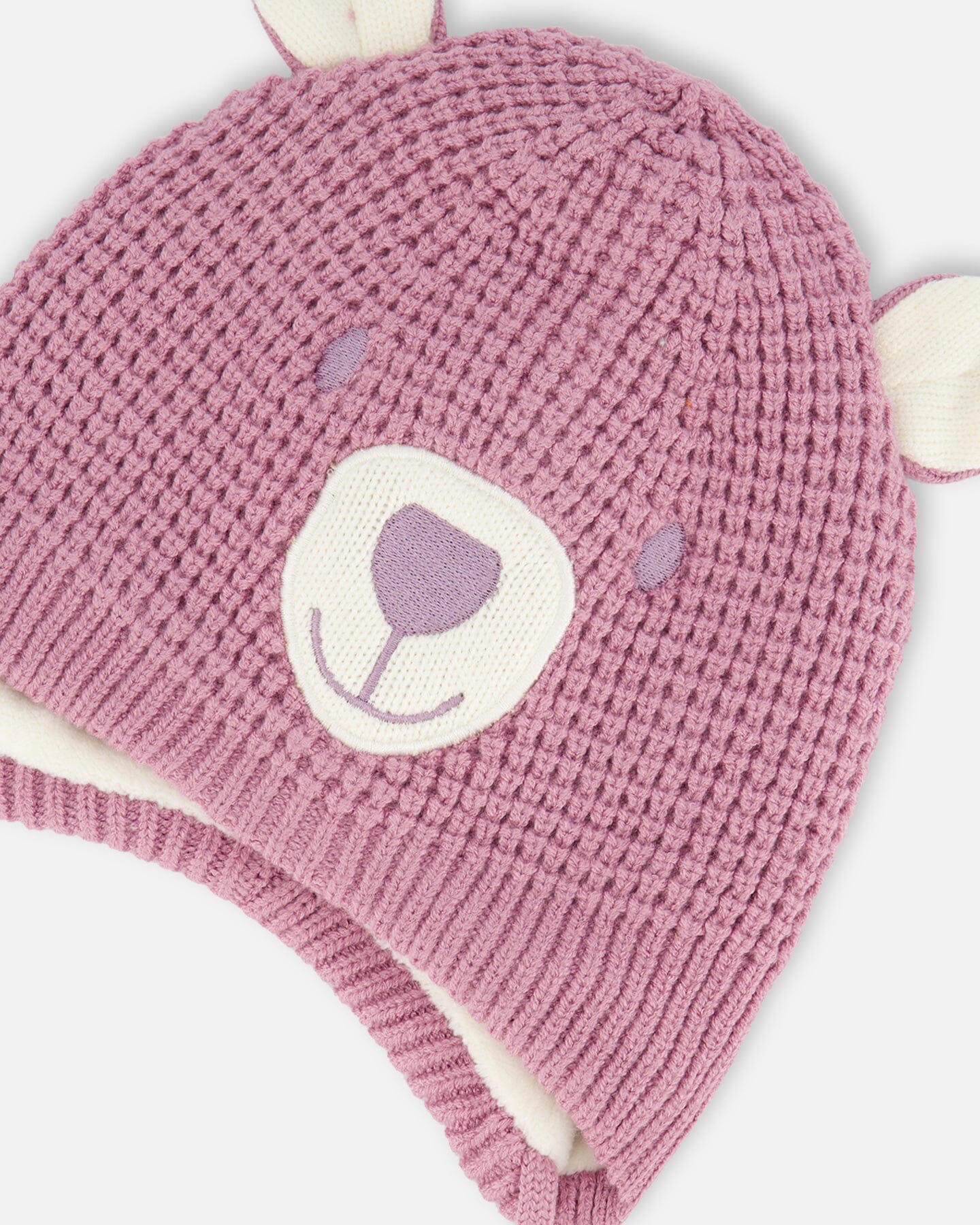 Peruvian Knit Hat Dusty Purple - Deux par Deux