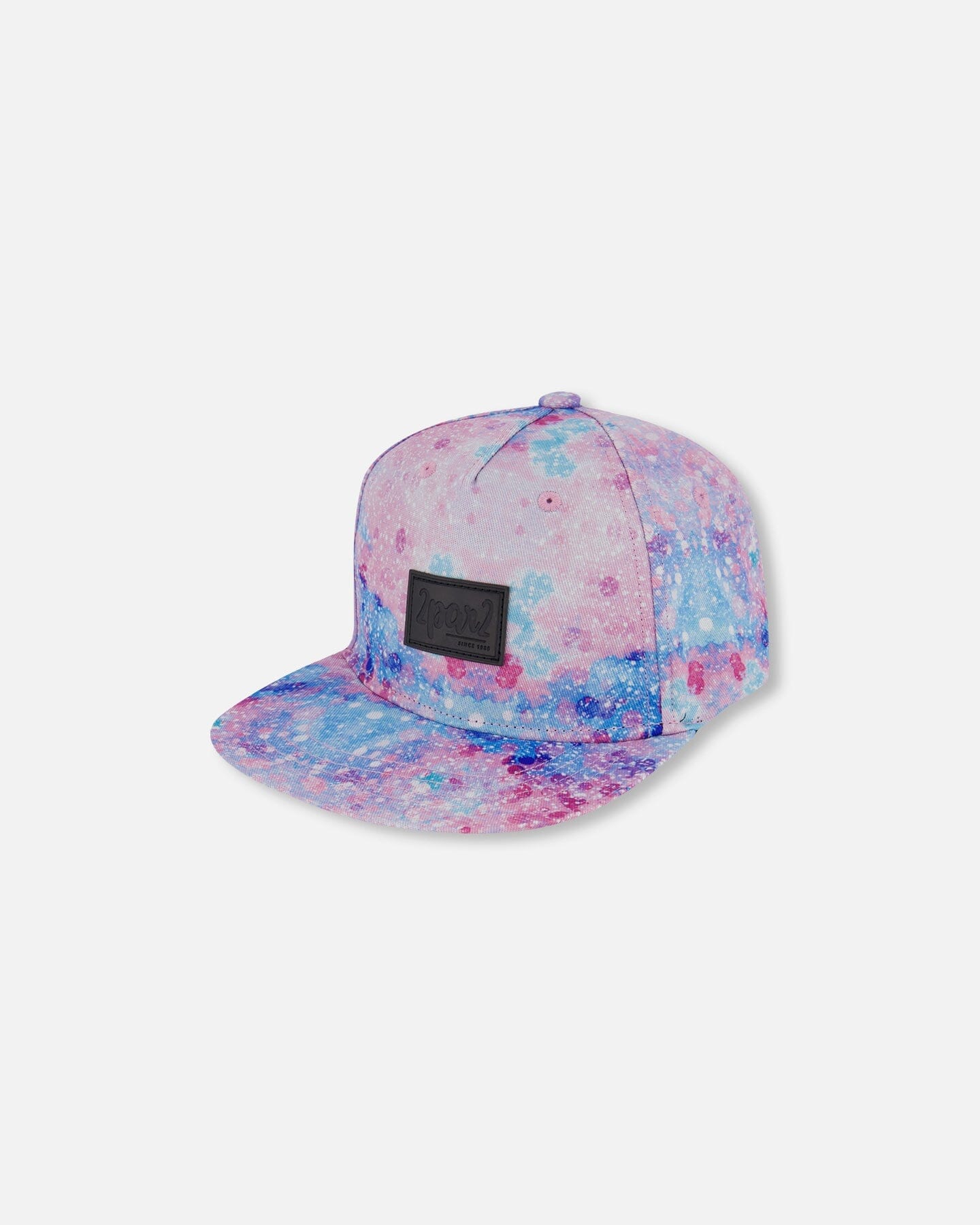 Printed Cap Pink With Bubble Effects - Deux par Deux