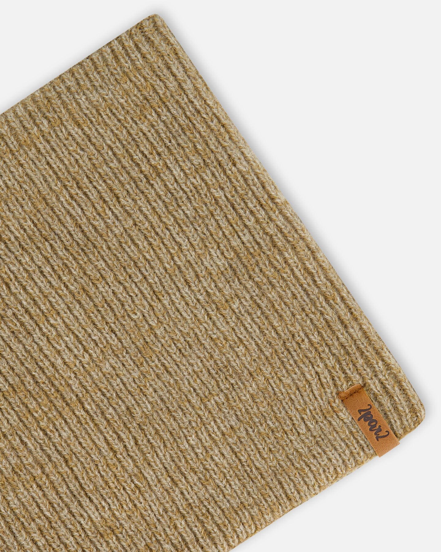 Mid-Season Knit Neckwarmer Taupe - Deux par Deux